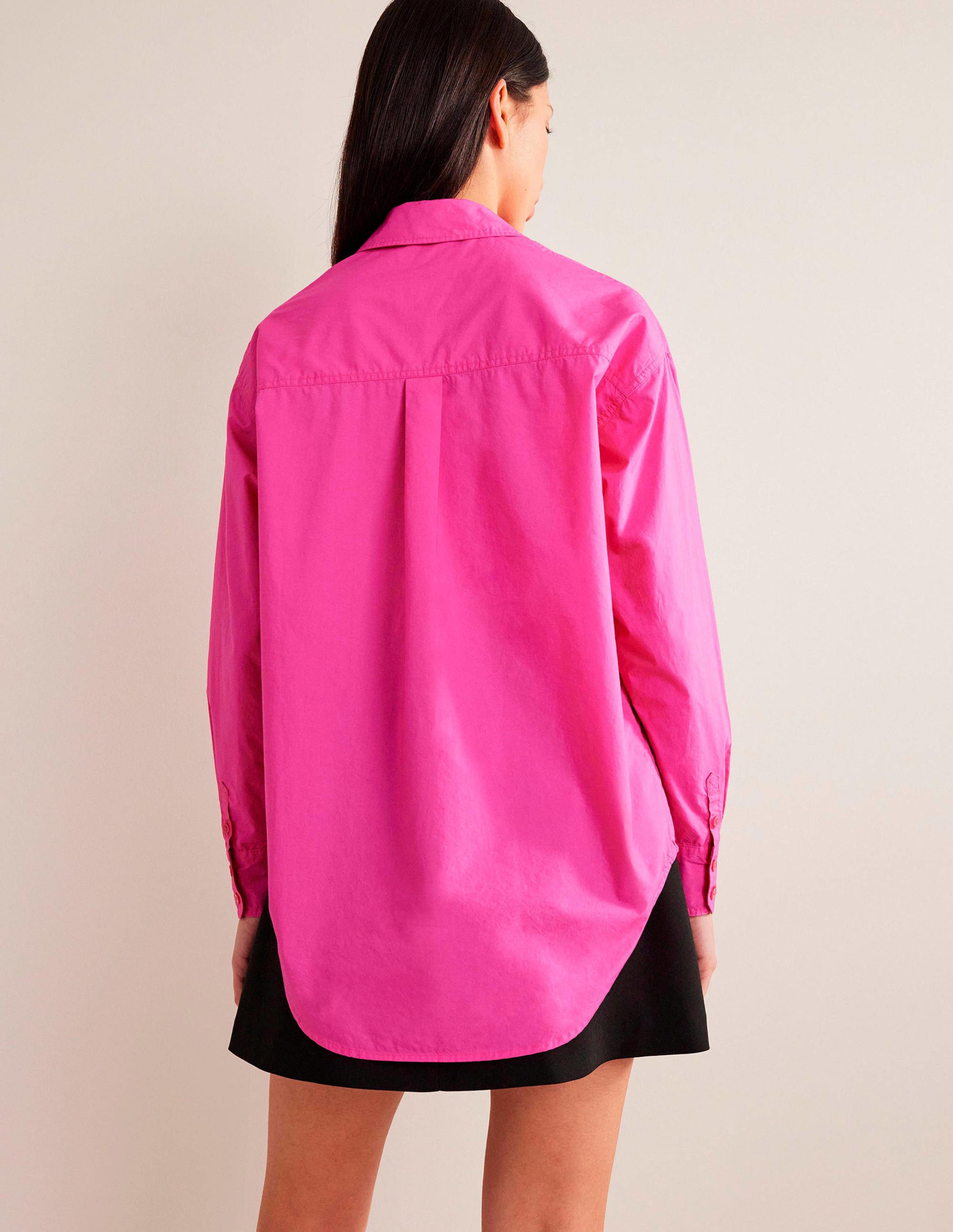 Oversize-Baumwollhemd-Magenta - Image 3