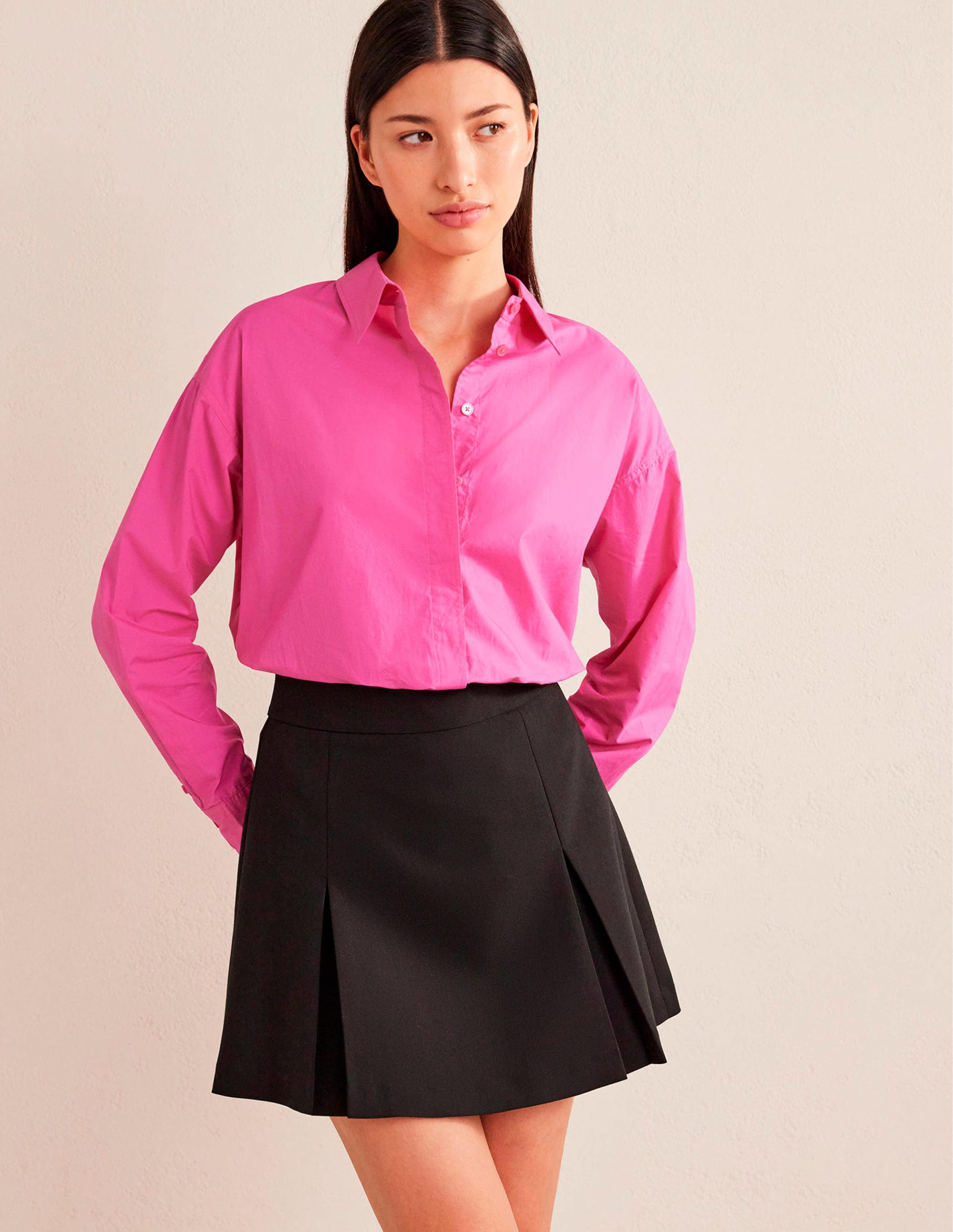 Oversize-Baumwollhemd-Magenta - Image 5
