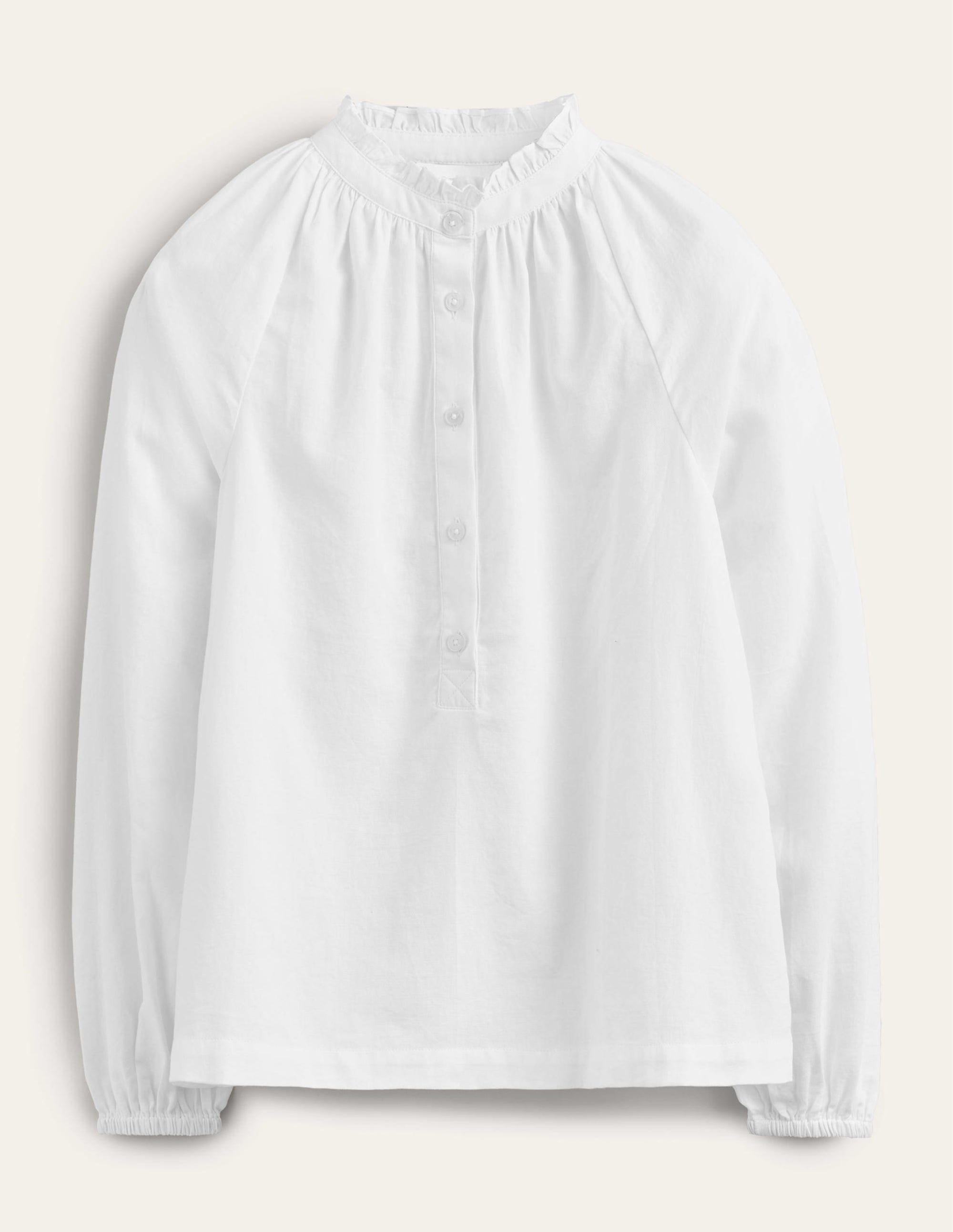 Surchemise pour tous les jours en coton-Blanc - Image 5
