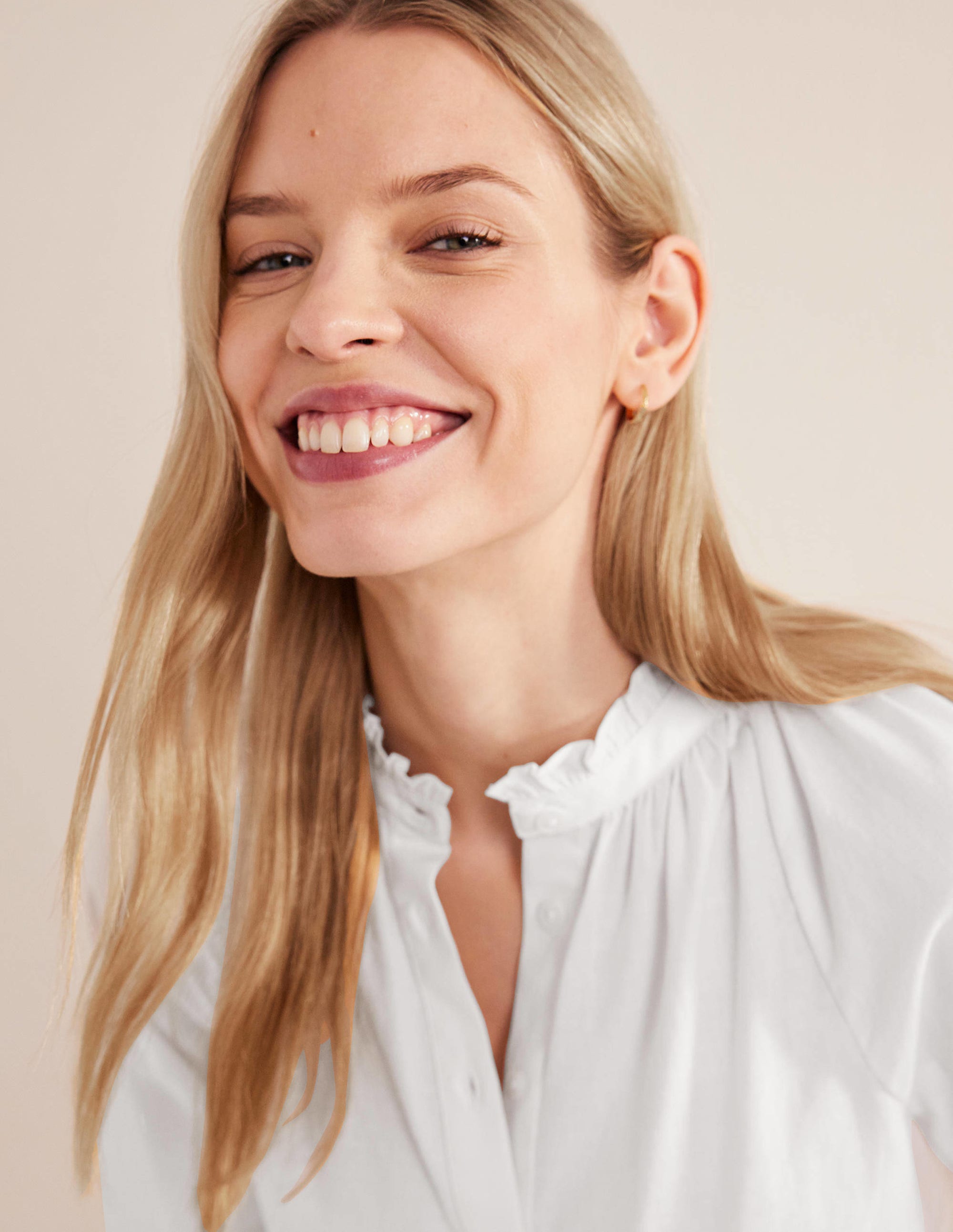 Surchemise pour tous les jours en coton-Blanc - Image 2