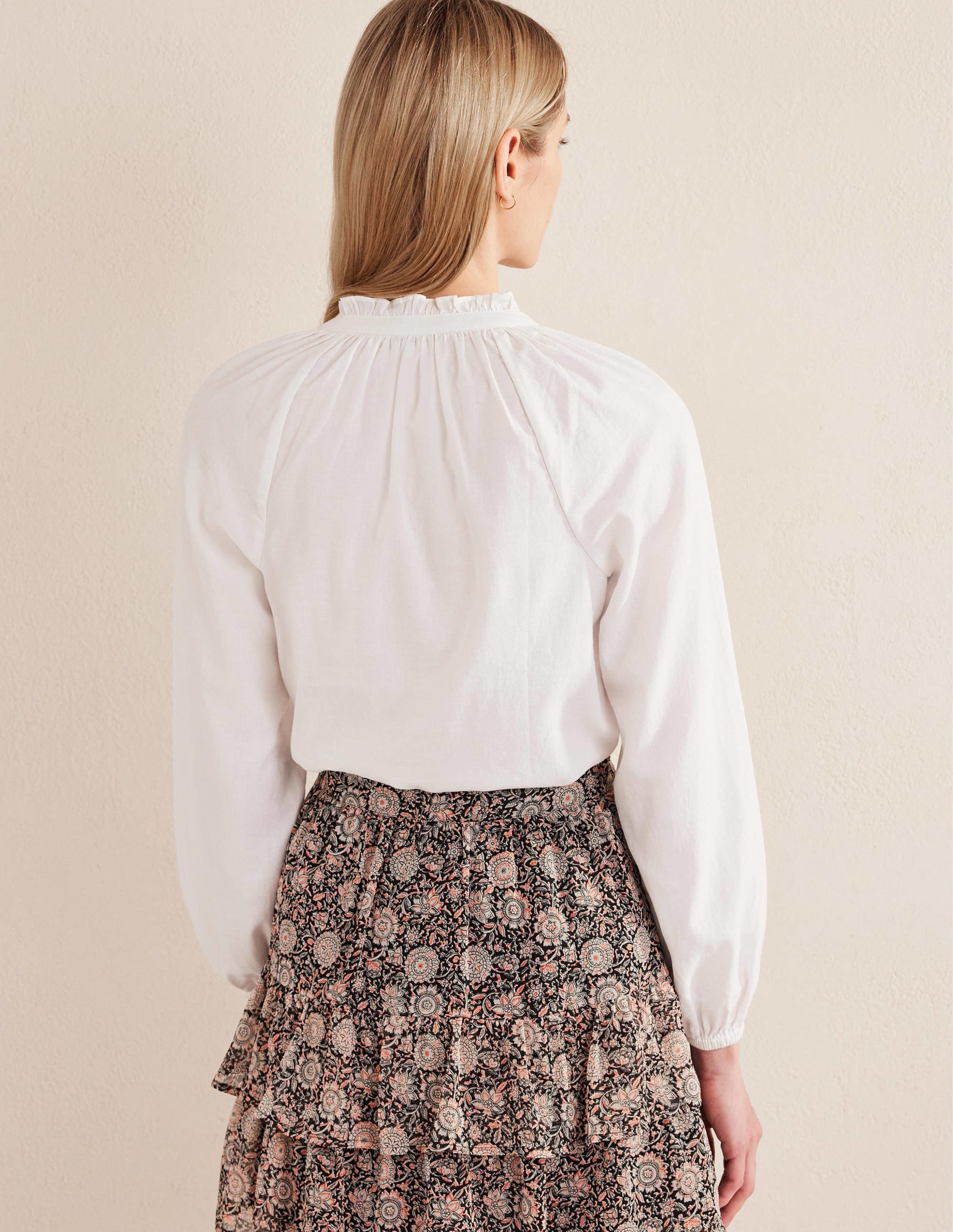 Surchemise pour tous les jours en coton-Blanc - Image 3