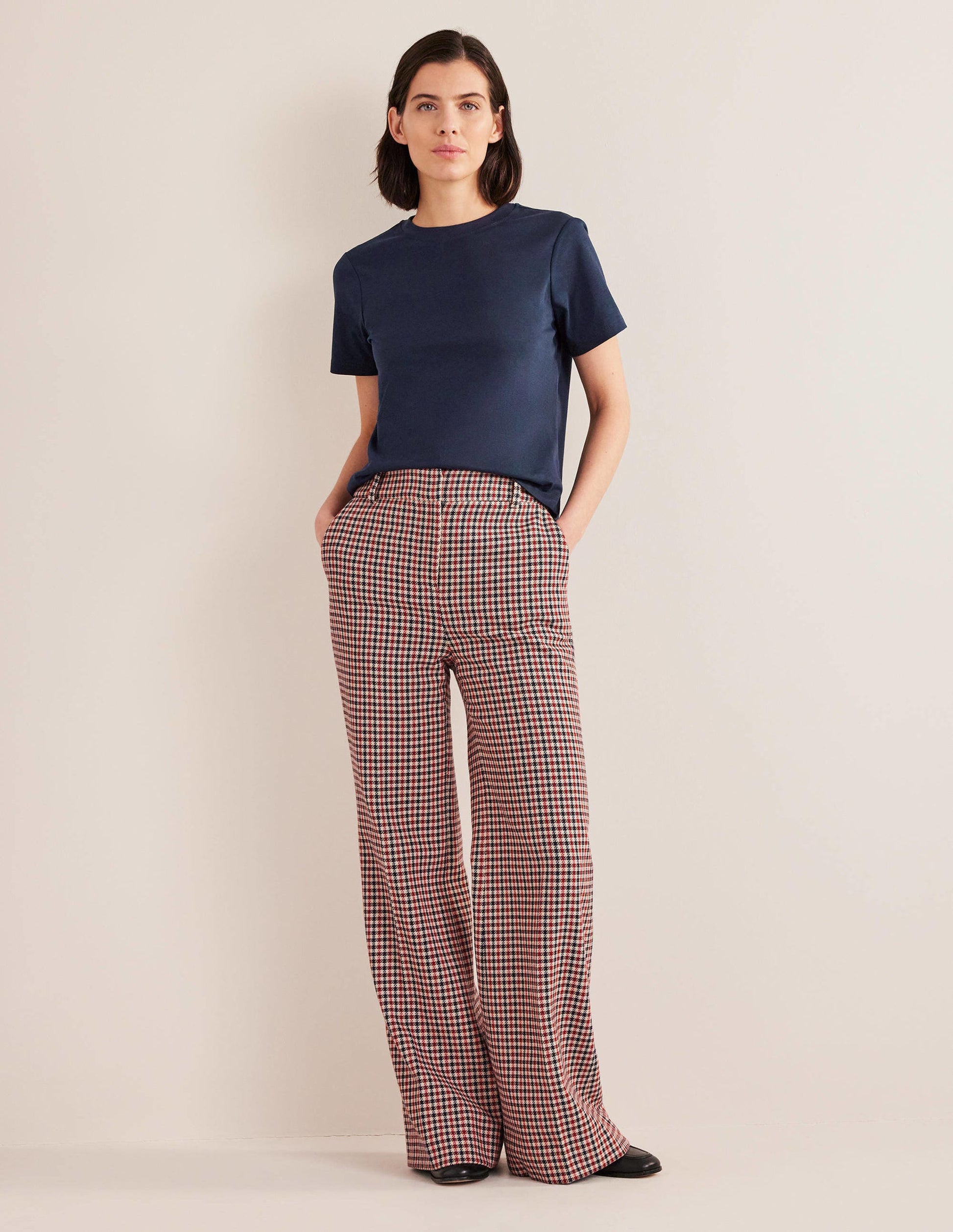 Perfect Cotton T-Shirt-Navy-4