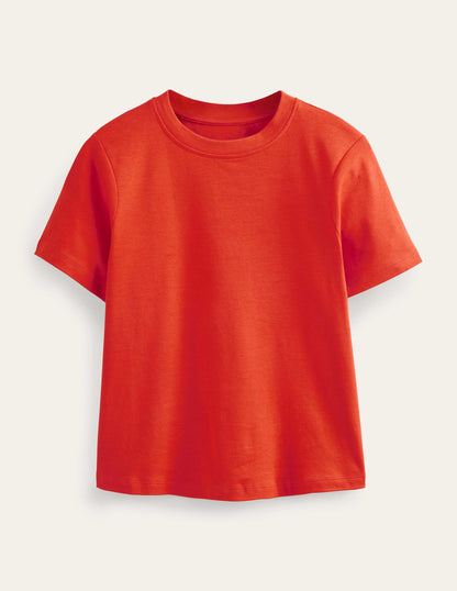 Perfect Cotton T-Shirt-Strawberry Tart-6