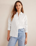 New Linen Shirt-White