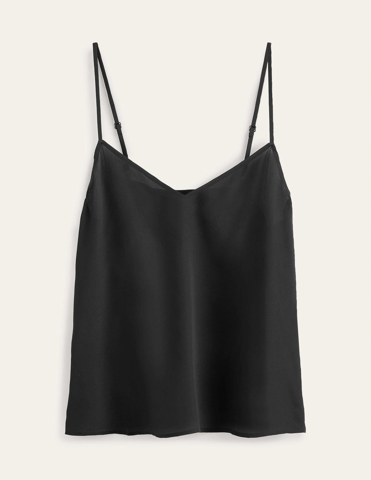 Camisole aus Seide-Schwarz - Image 4