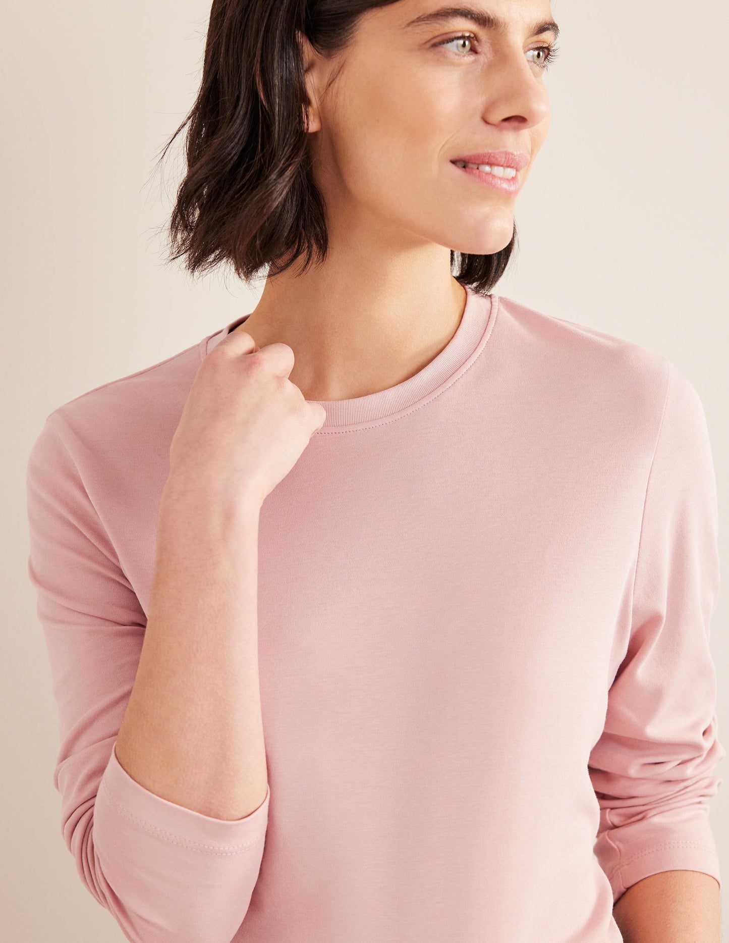 Perfektes Oberteil mit langen Ärmeln-Milchshake