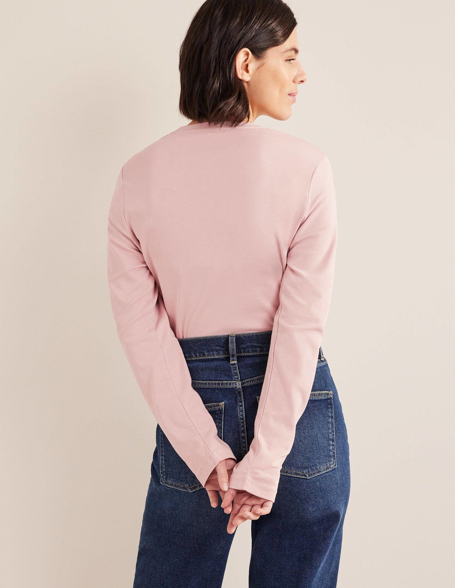 Perfektes Oberteil mit langen Ärmeln-Milchshake