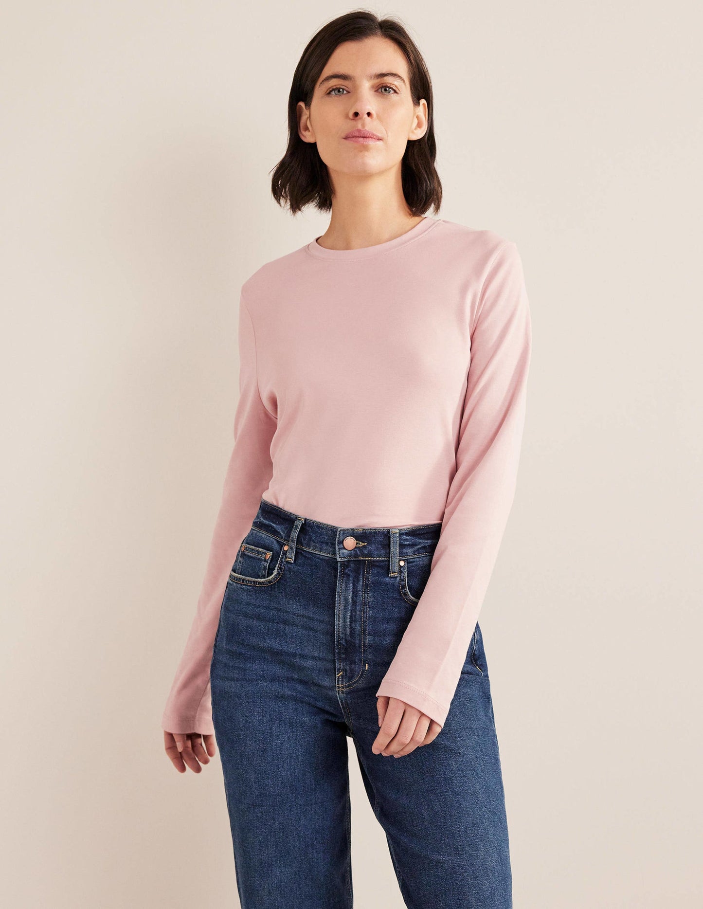 Perfektes Oberteil mit langen Ärmeln-Milchshake