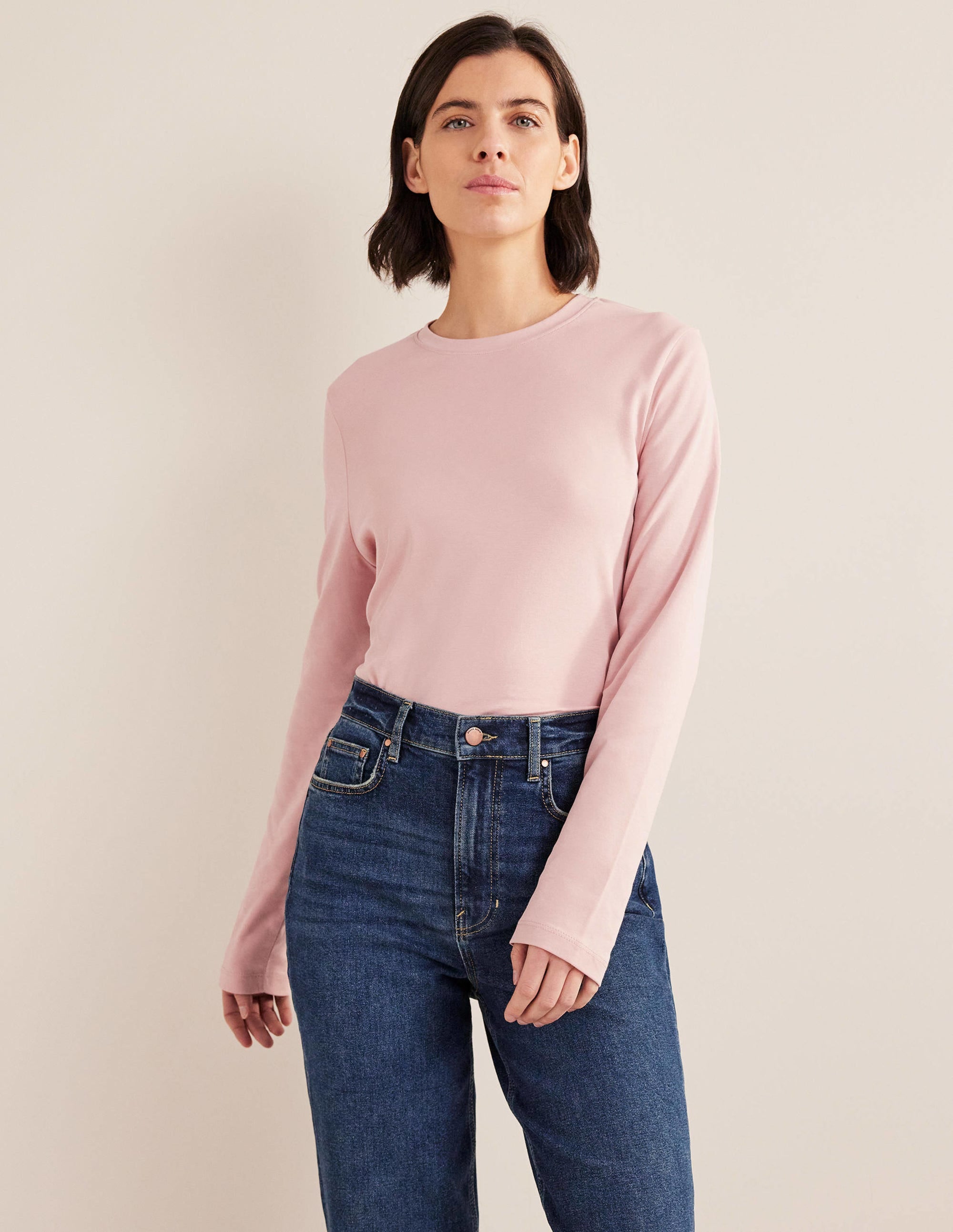 Perfect Long Sleeve T-Shirt-Milkshake - Image 4
