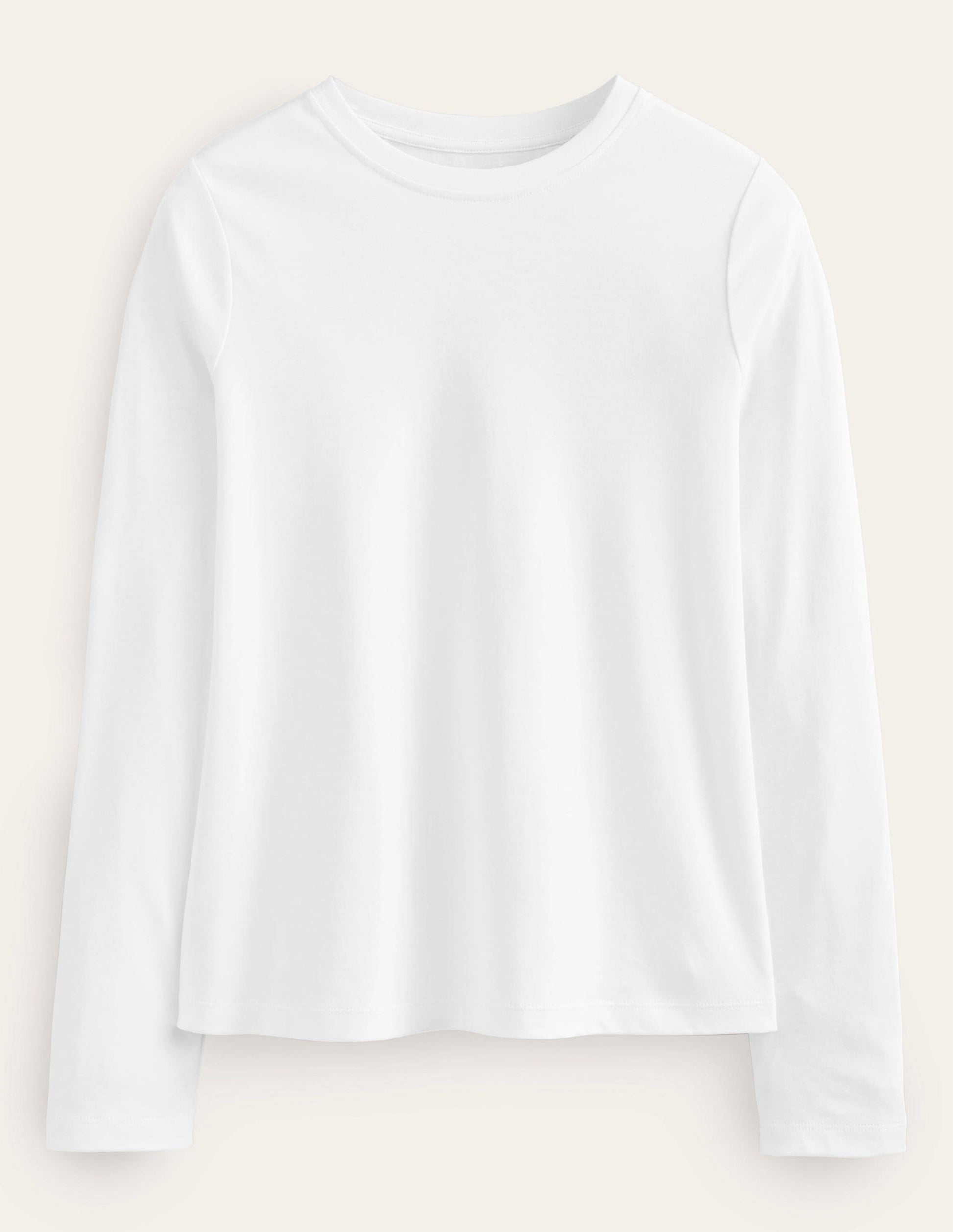 T-shirt parfait à manches longues-Blanc-5