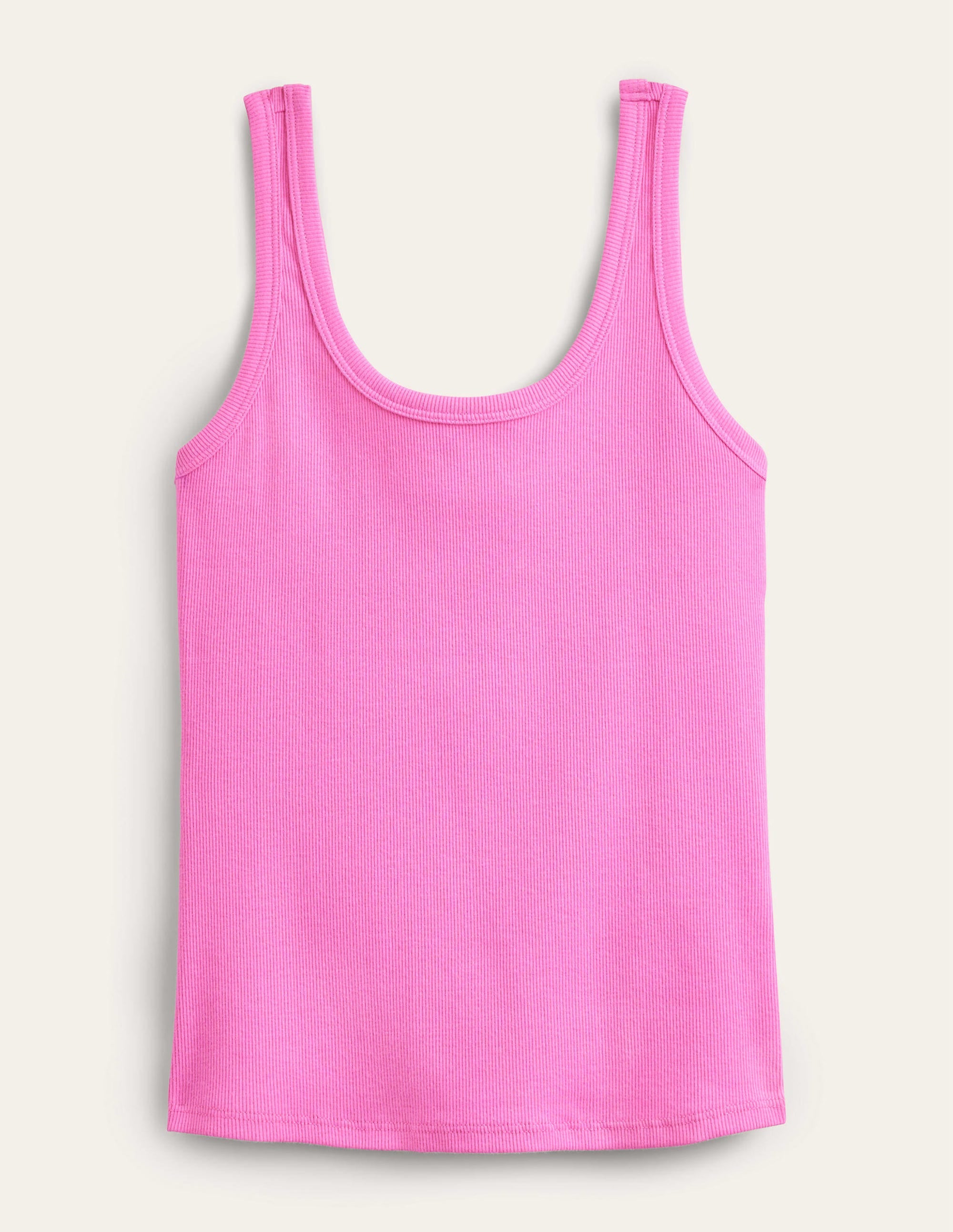 Geripptes Tanktop mit Rundhalsausschnitt-Pflaumenblüte - Image 5