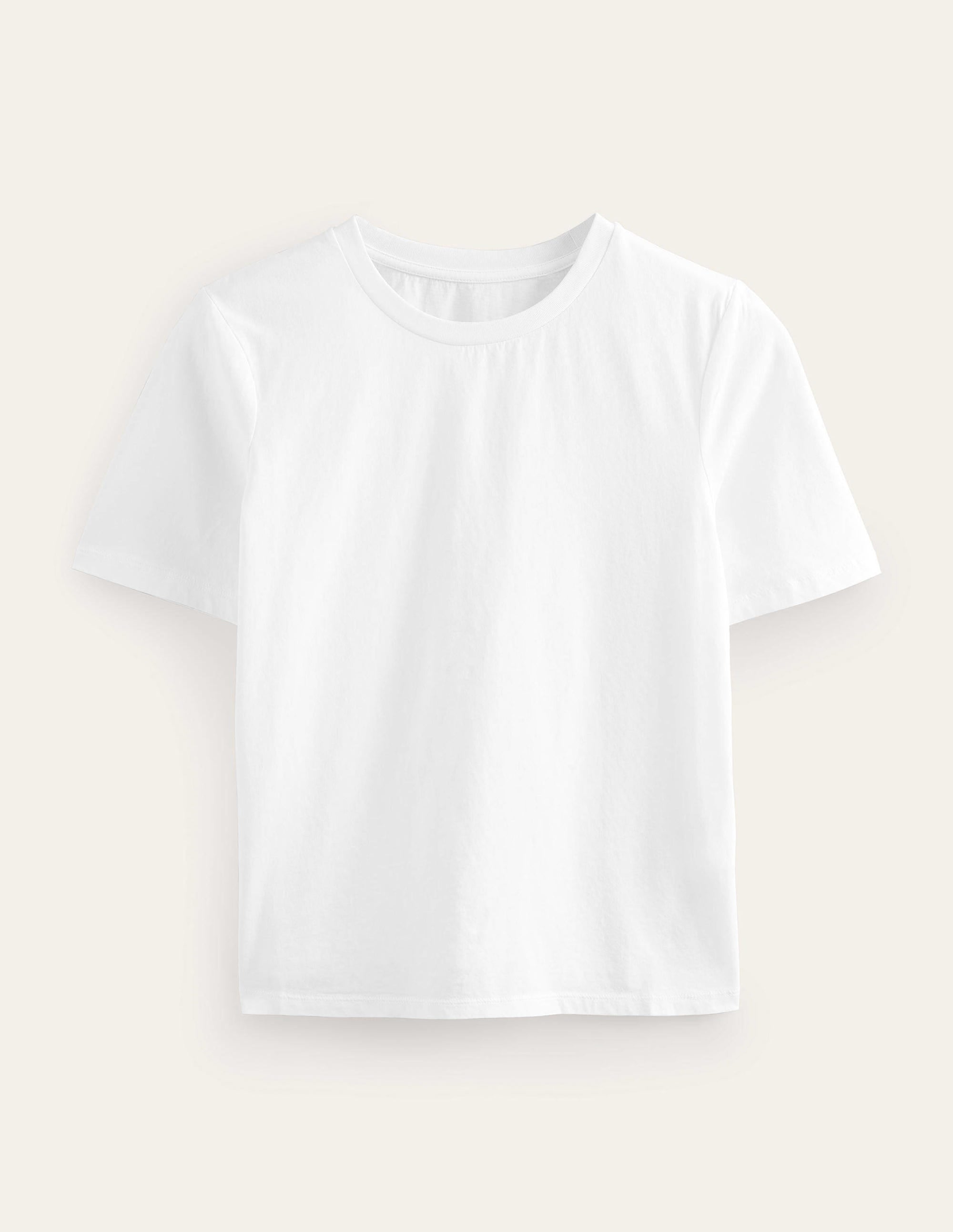 T-shirt col rond léger-Blanc - Image 6