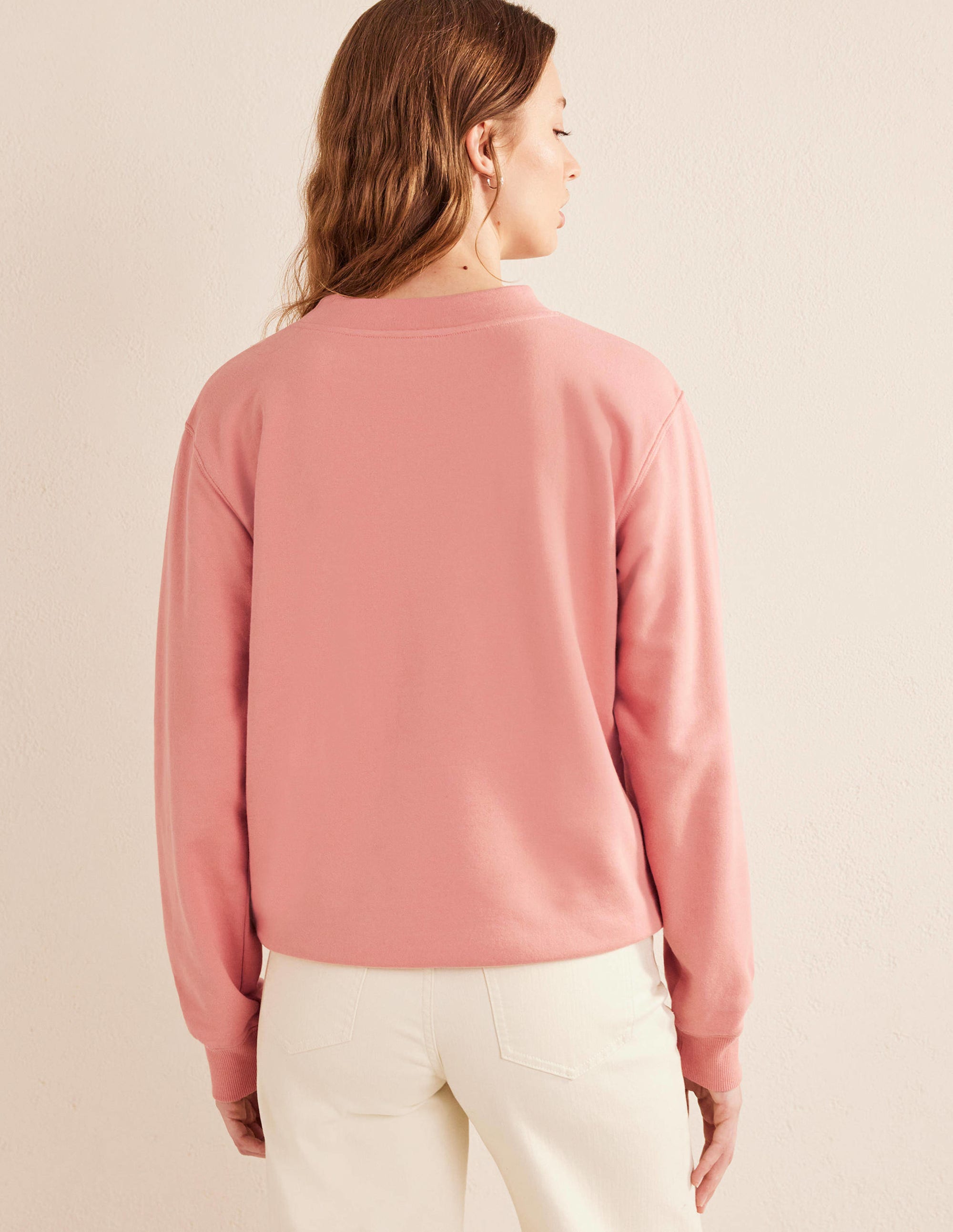Oversize-Sweatshirt-Zuckerwattenrosa - Image 3