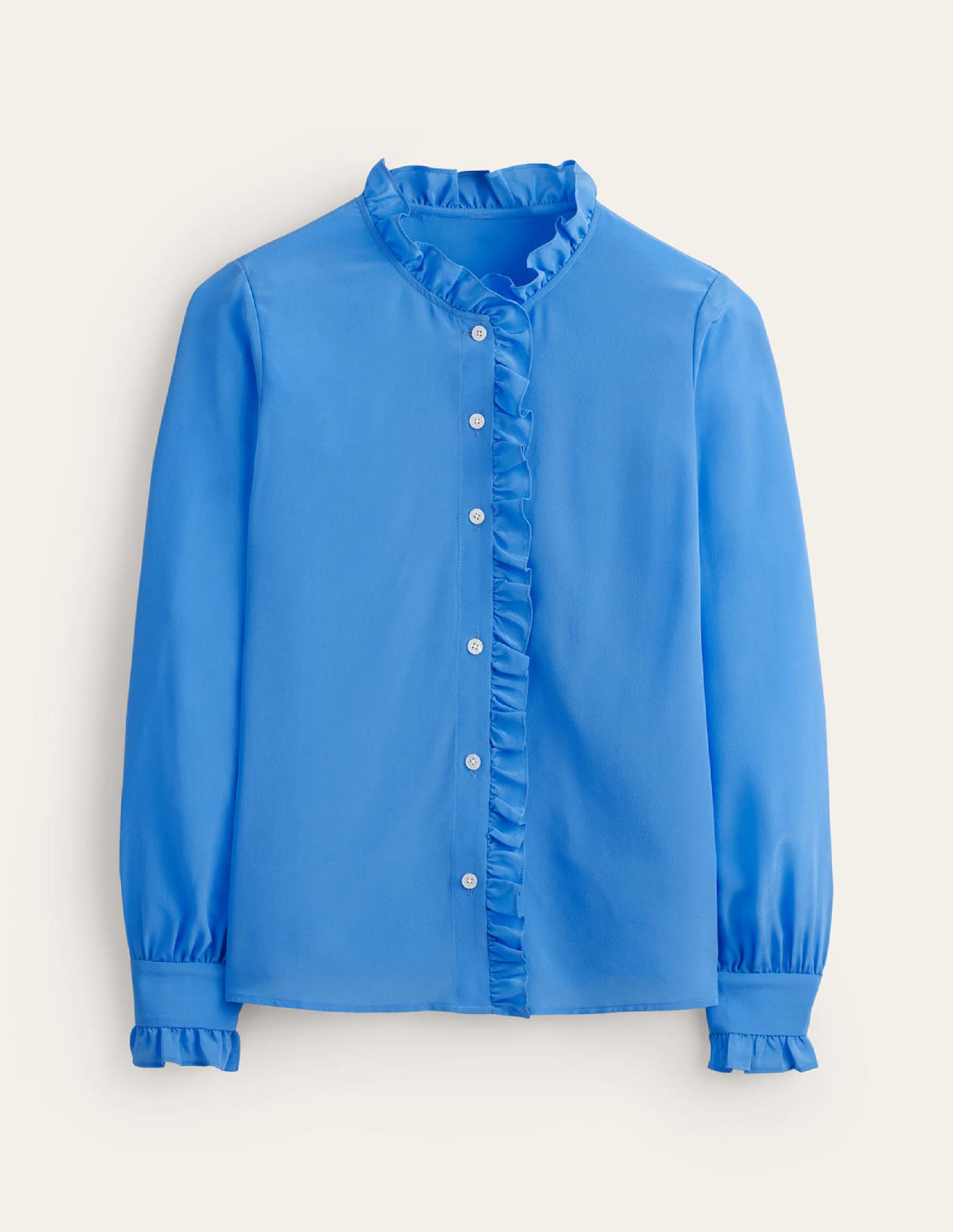 Seidenbluse mit Rüschenkragen-Surf the Web - Image 6