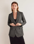 Blazer décontracté à chevrons-Chevrons