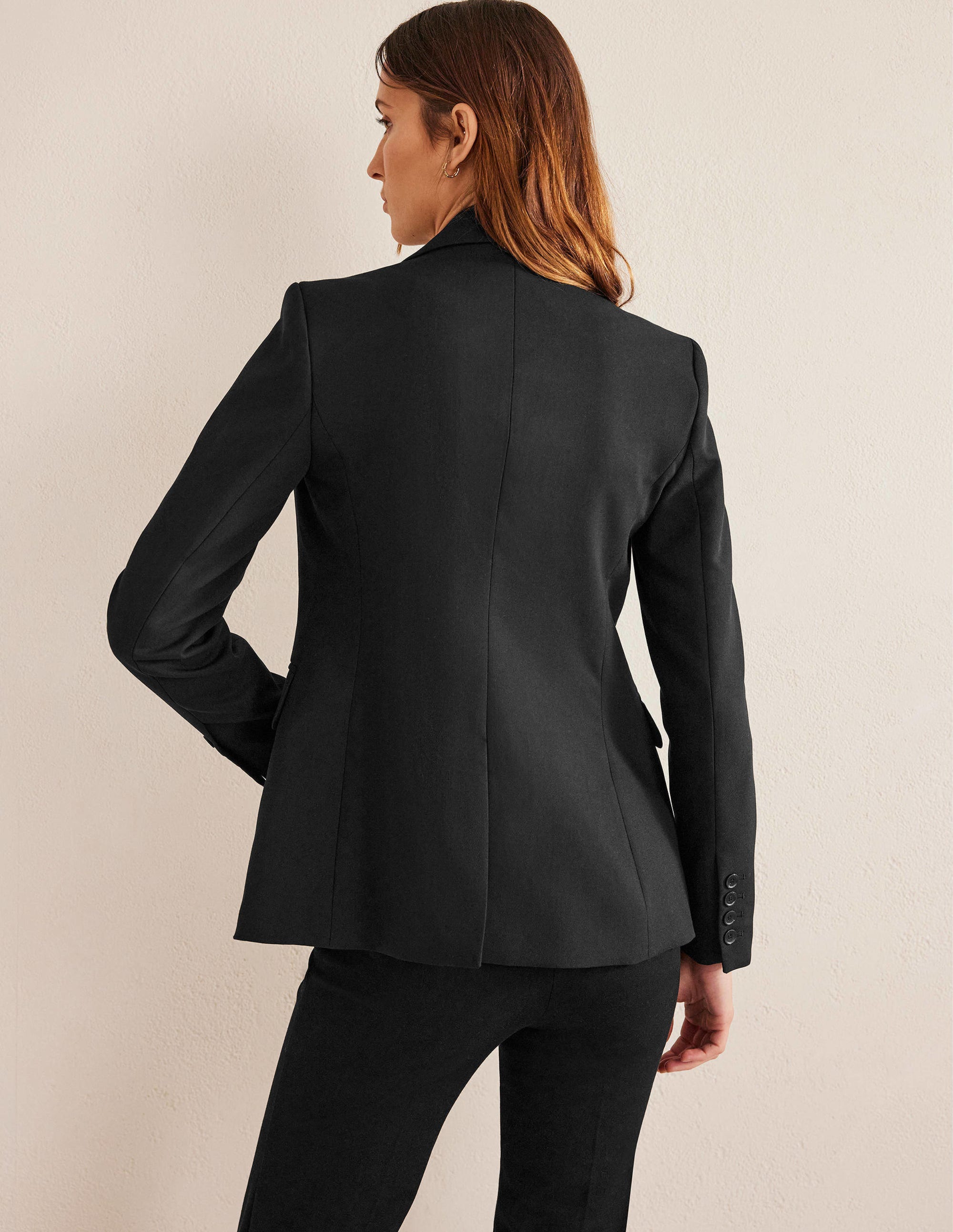 Blazer de tailleur ajusté-Noir - Image 3