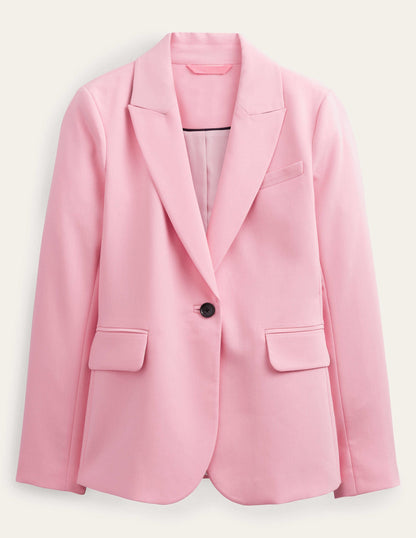 Tailored Suit Blazer-Pink