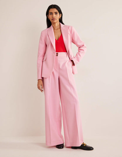 Tailored Suit Blazer-Pink