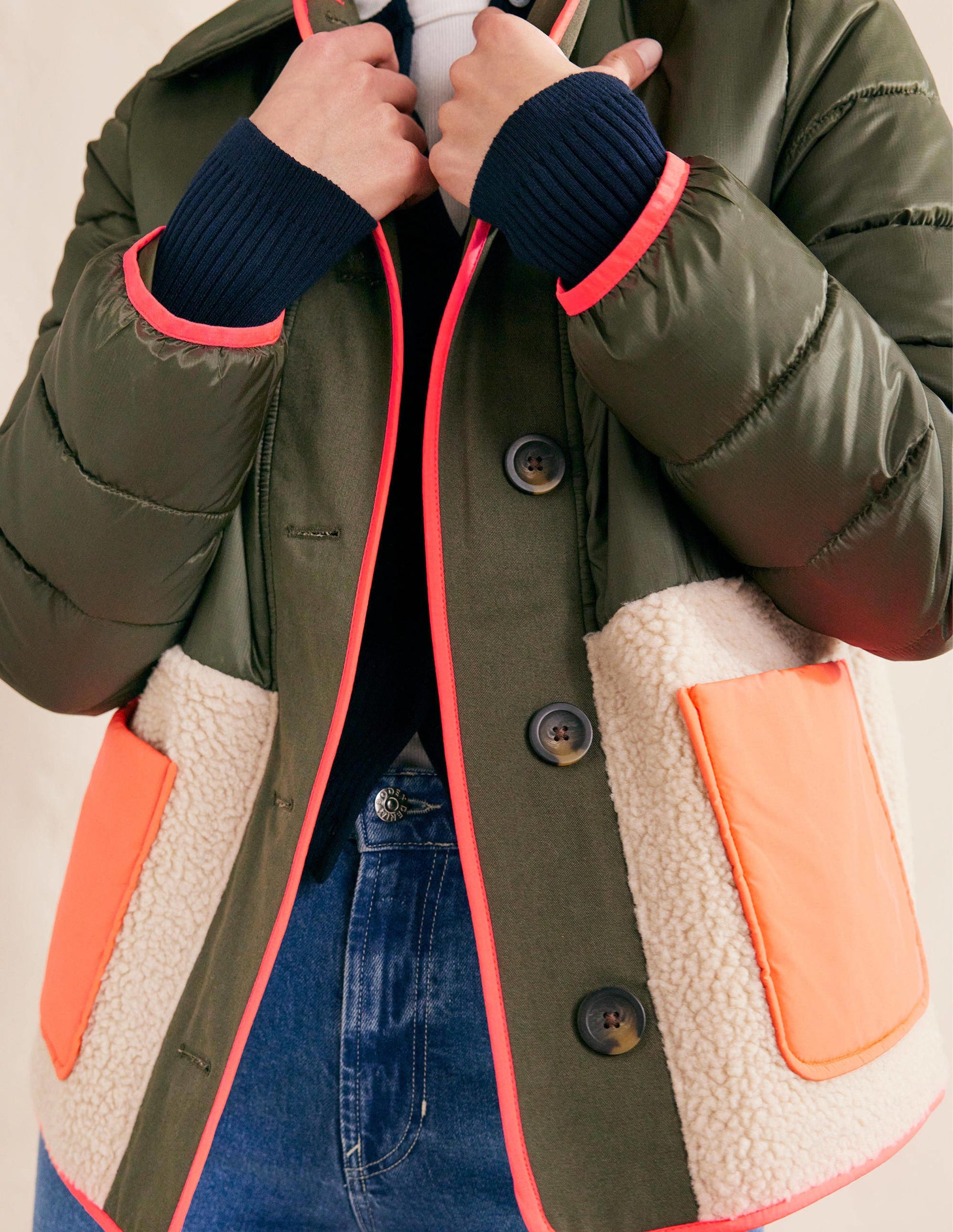 Steppjacke aus Borg-Birds/Snowdrop Sprig-2