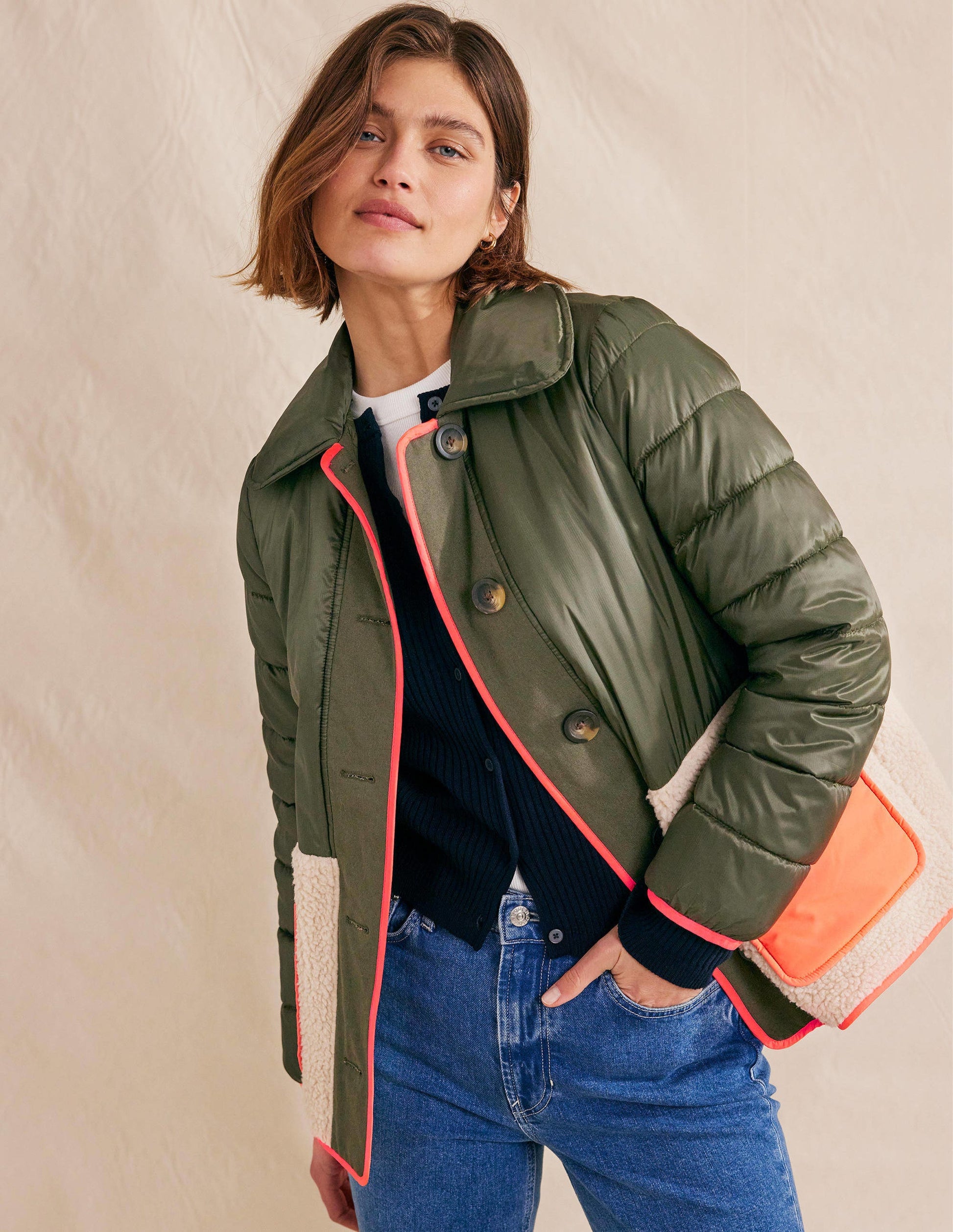 Steppjacke aus Borg-Birds/Snowdrop Sprig-4