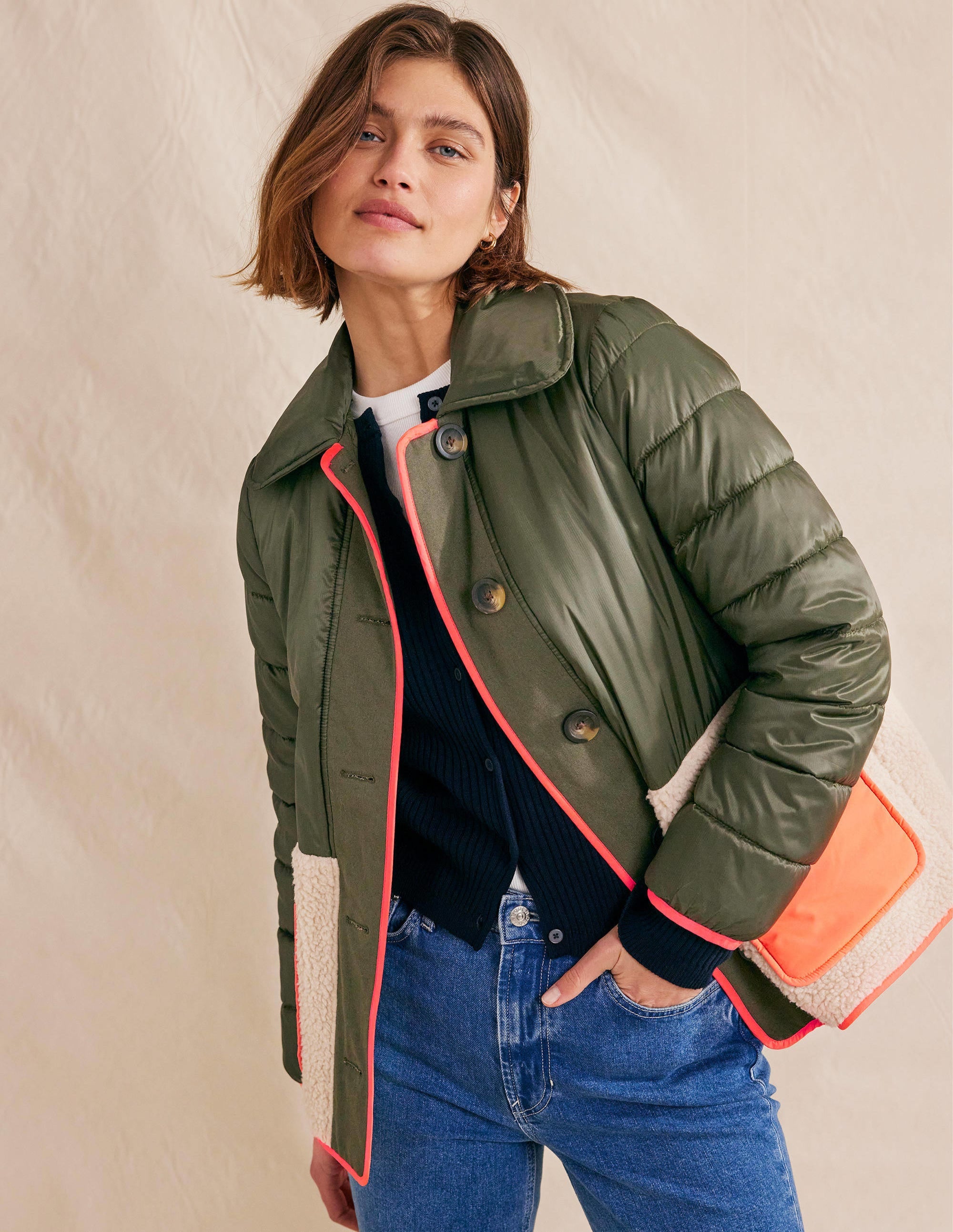 Steppjacke aus Borg-Birds/Snowdrop Sprig - Image 4