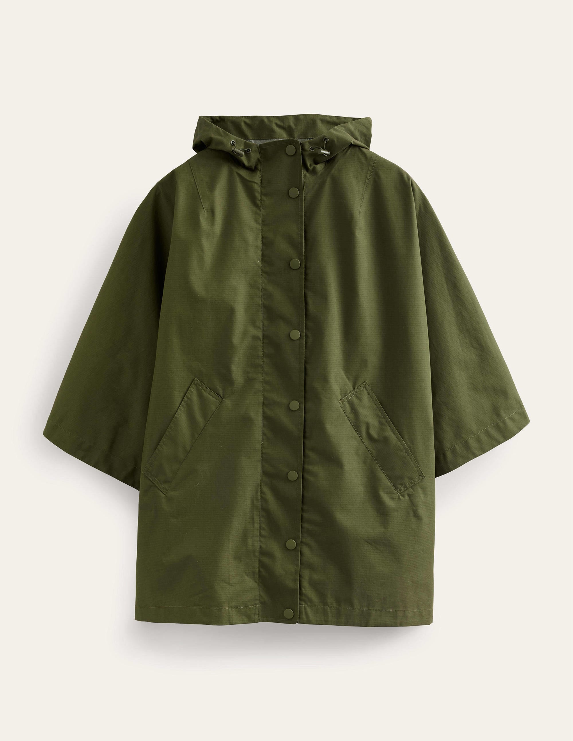 Veste cape imperméable-Kaki - Image 5