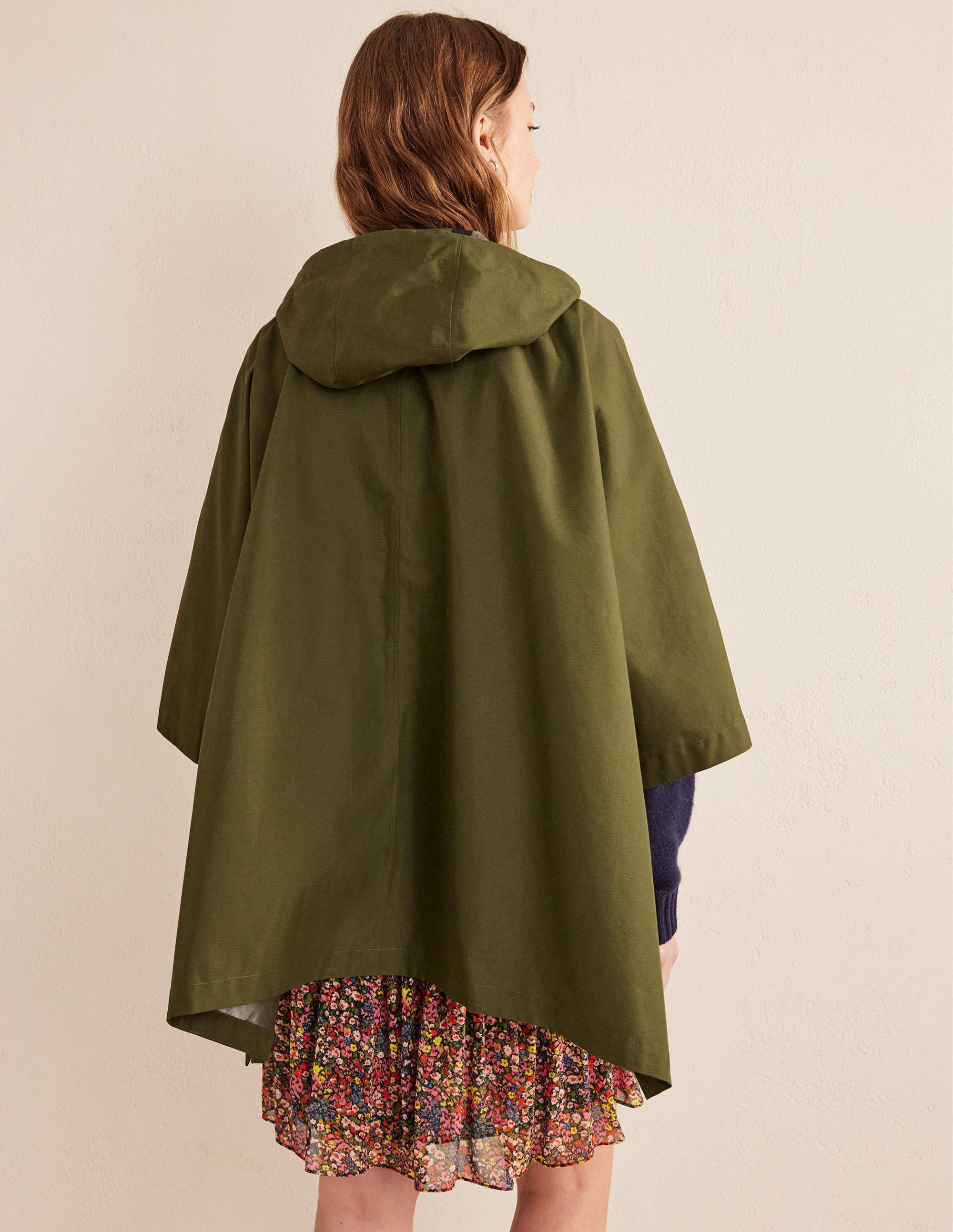 Veste cape imperméable-Kaki - Image 3