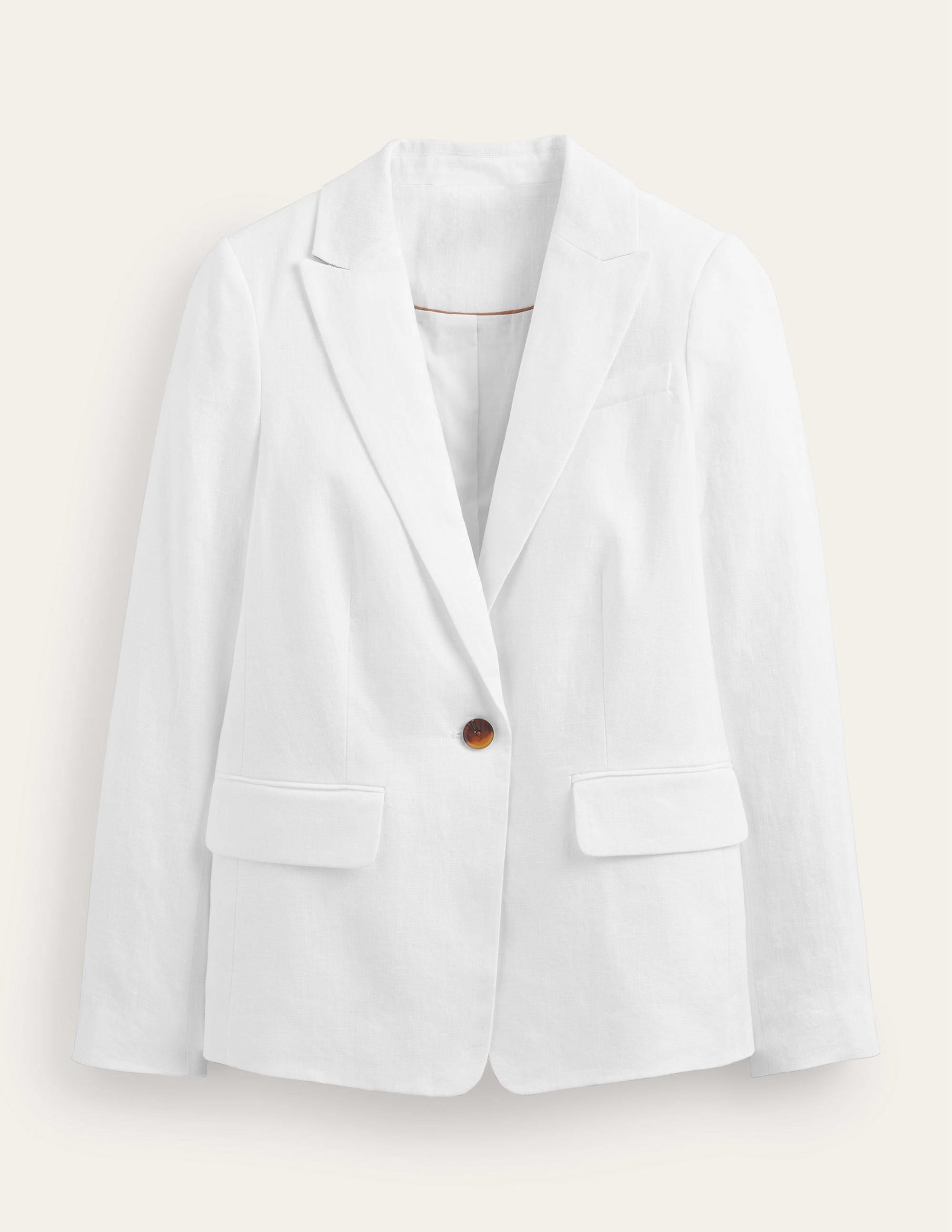 Le blazer Cambridge en lin-Blanc - Image 8