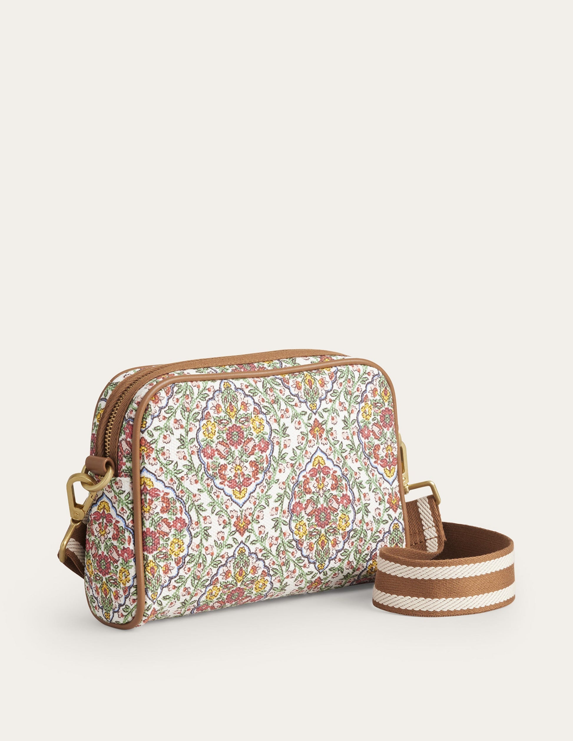 Sac à bandoulière en toile-Multi, motif Vine Terrace-4