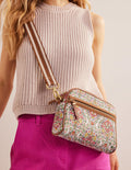 Sac à bandoulière en toile-Multi, motif Vine Terrace