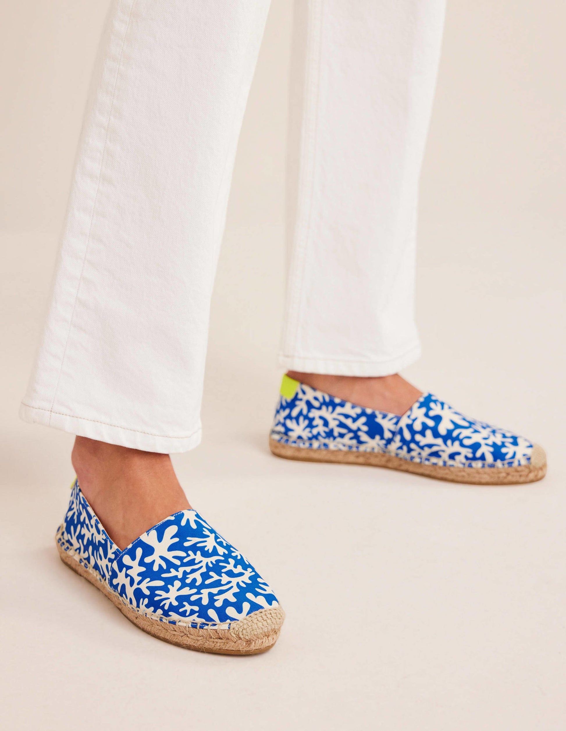Espadrilles plates classiques-Bleu marocain-1