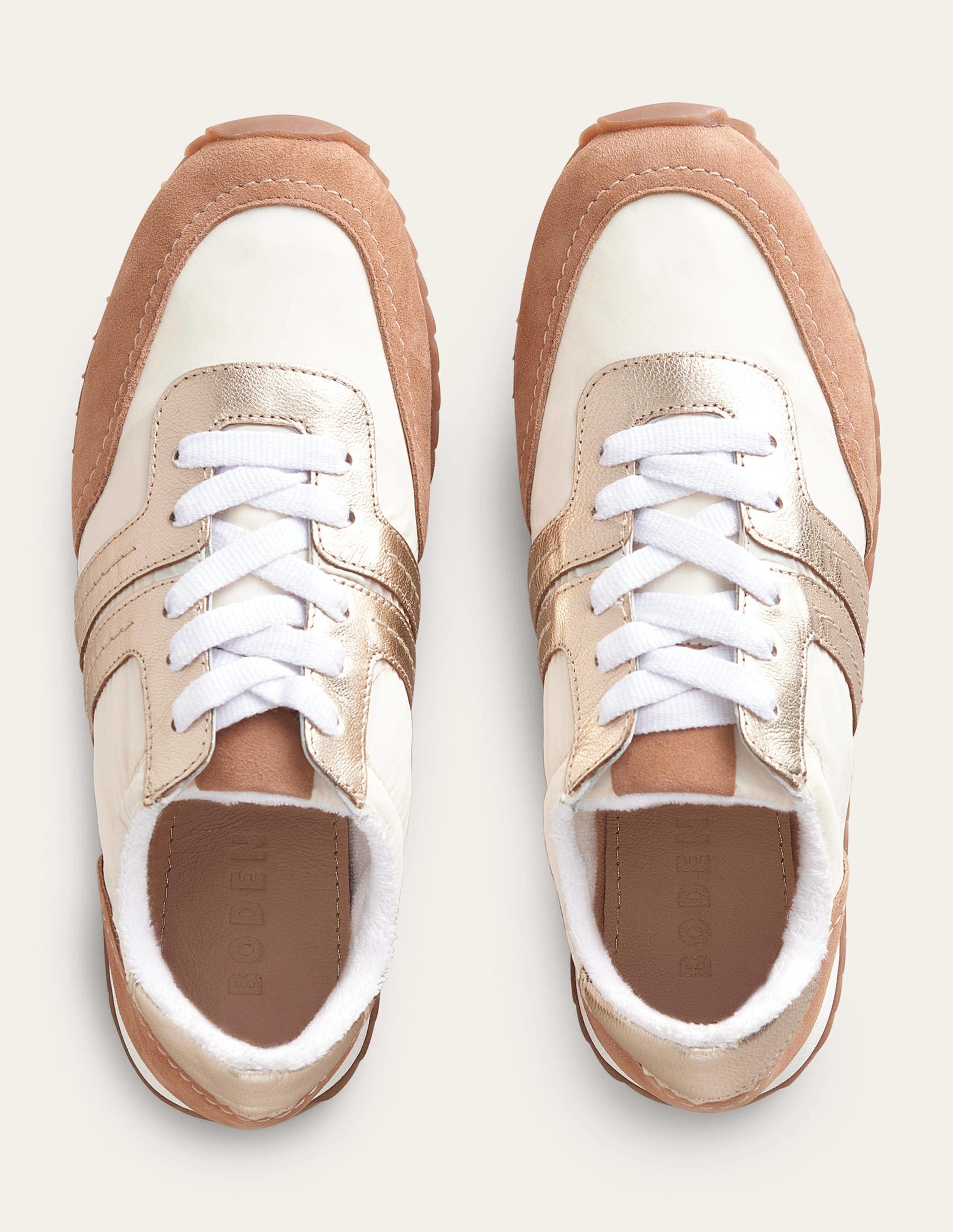 Baskets de running-Sucre d'érable, doré - Image 5