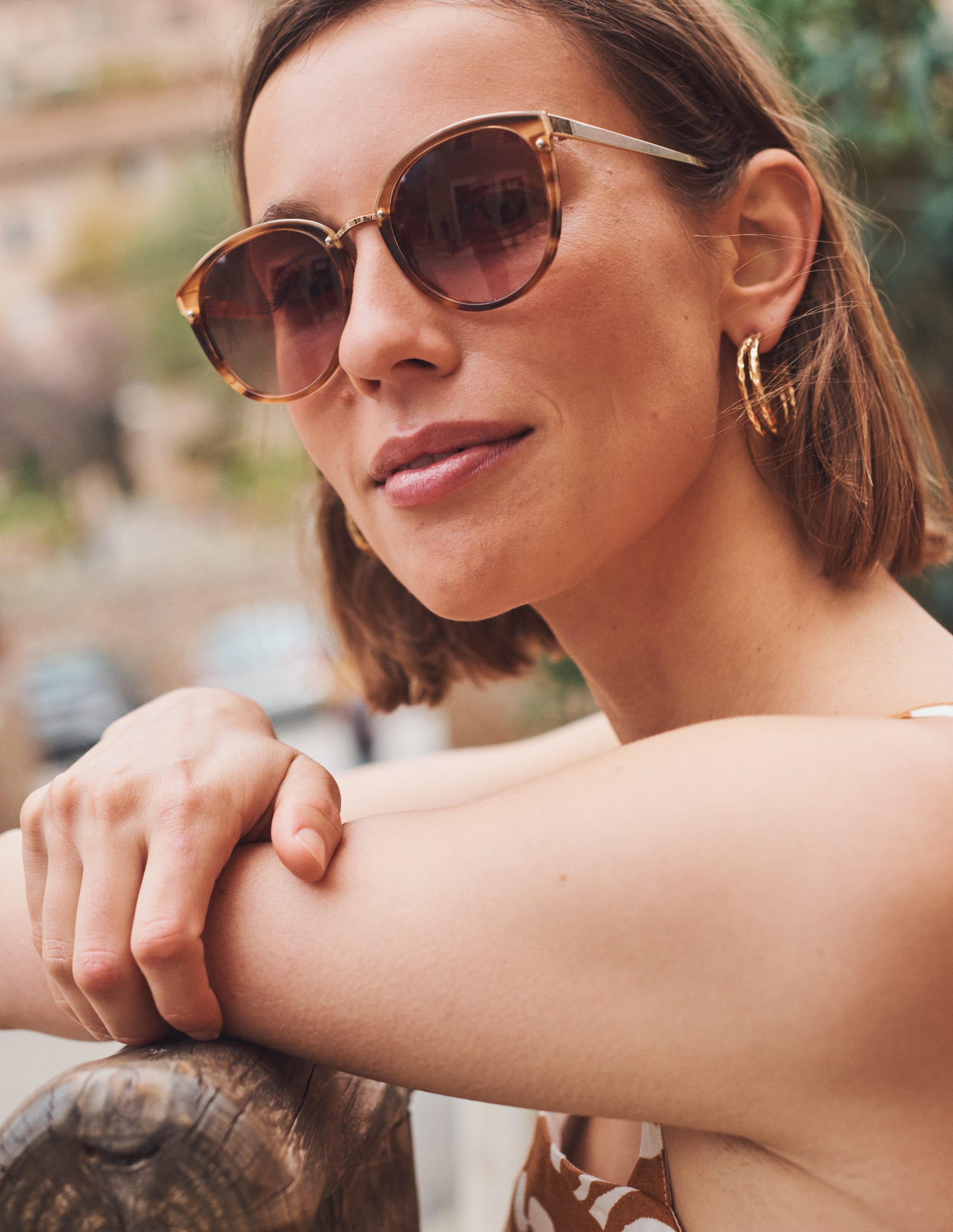 Sonnenbrille mit Schildpattmuster-Schildpattmuster - Image 5