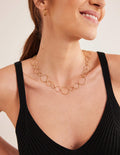 Collier à anneaux-Doré