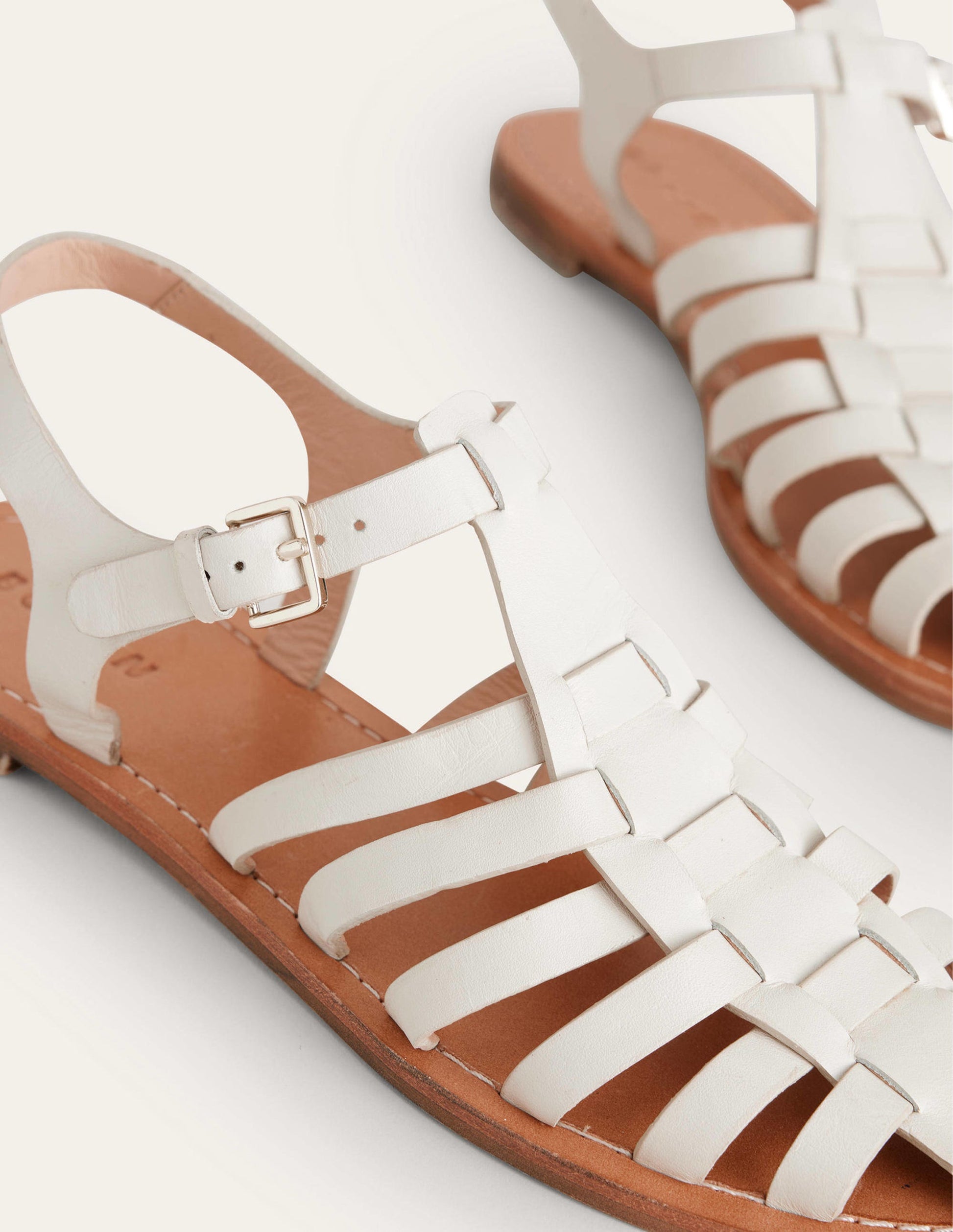Traditionelle Fischersandalen-Beige-4