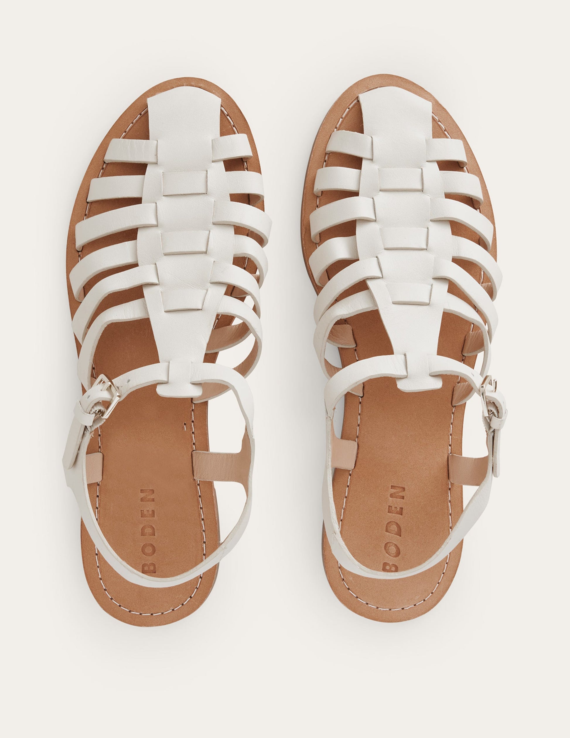 Traditionelle Fischersandalen-Beige-5