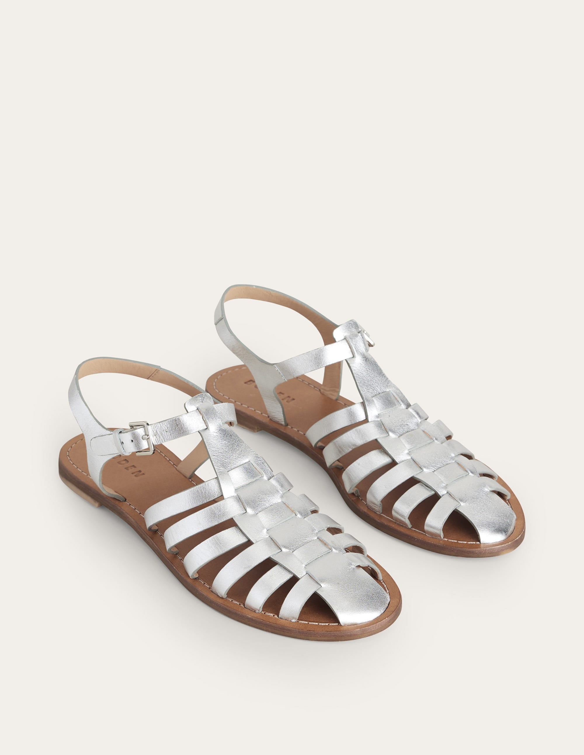 Traditionelle Fischersandalen-Silber - Image 3