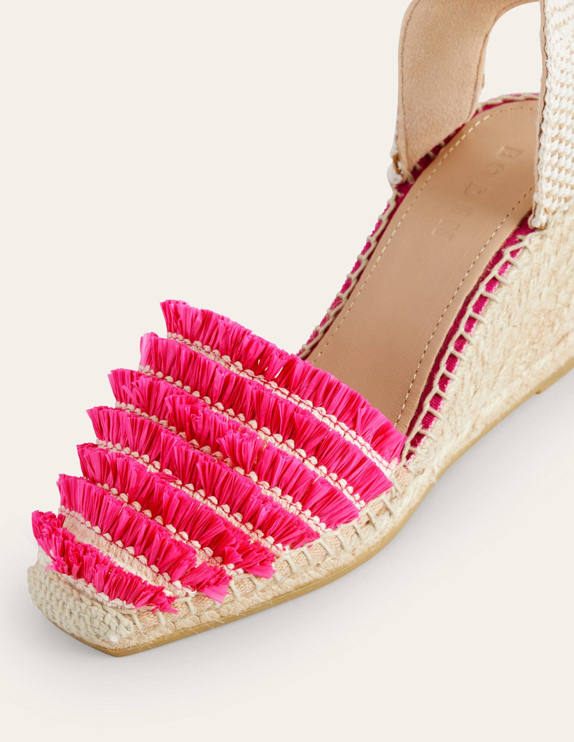 Espadrilles mit Keilabsatz und Knöchelriemchen-Festivalrosa-4