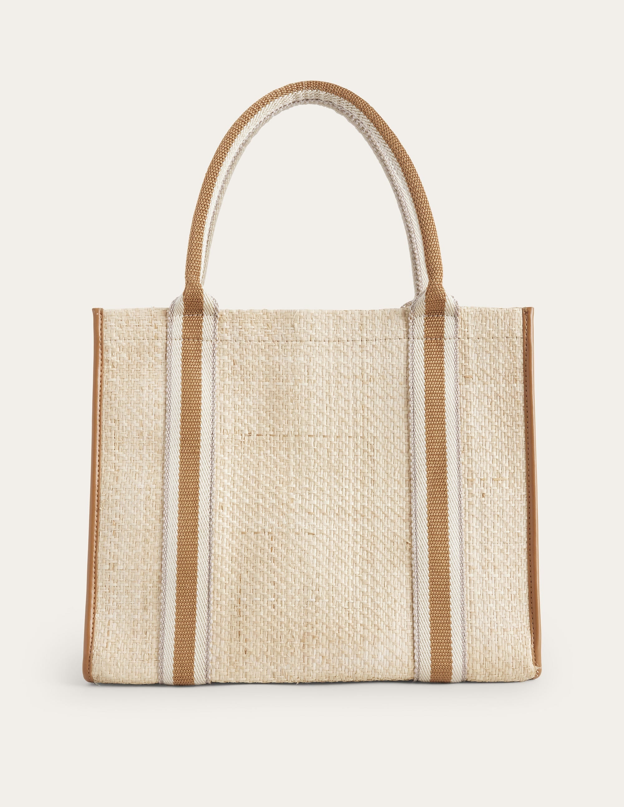Sac cabas en raphia-Raphia - Image 3