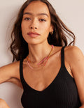 Collier en perles-Rose multi