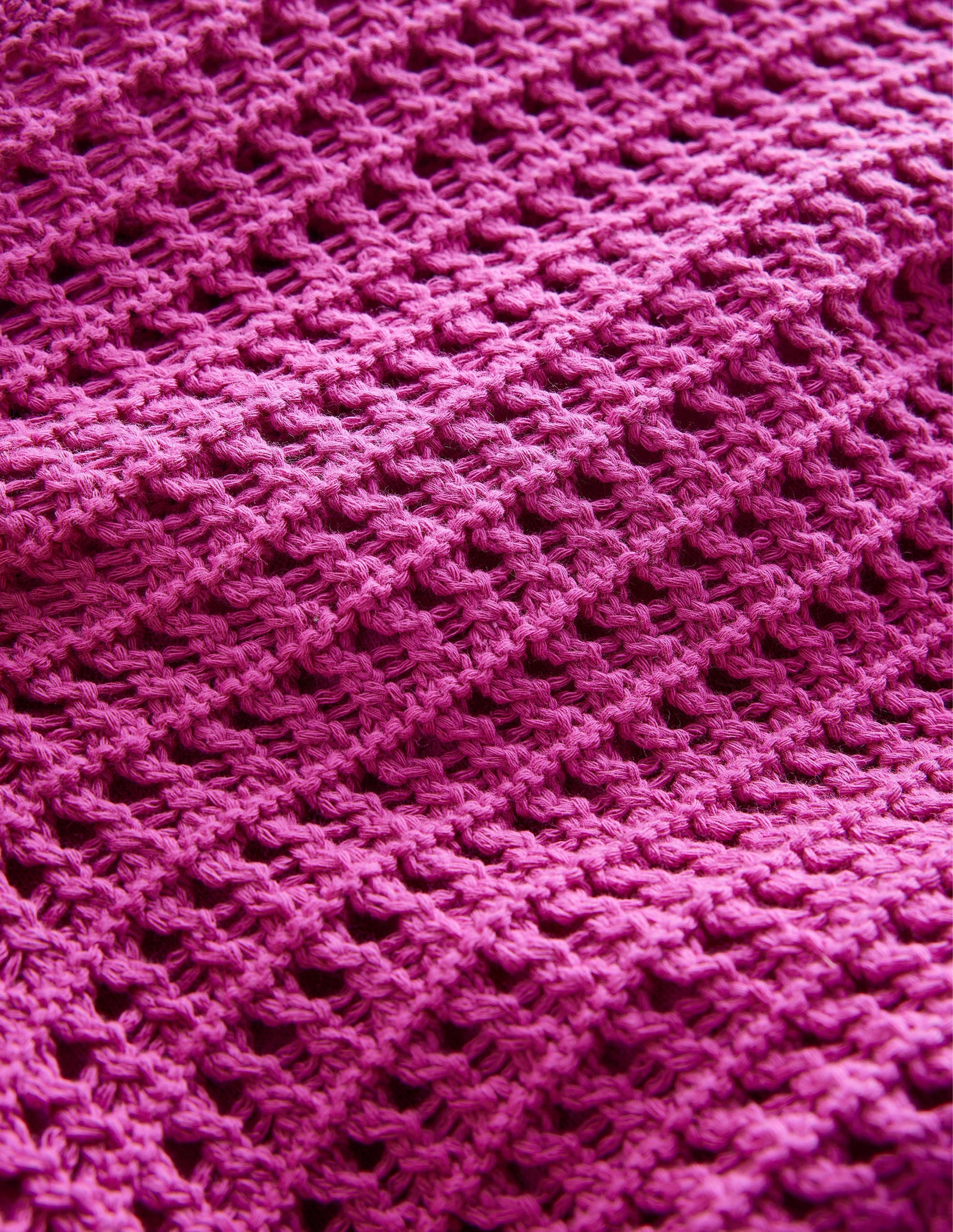 Robe en maille crochetée-Rose violette - Image 6
