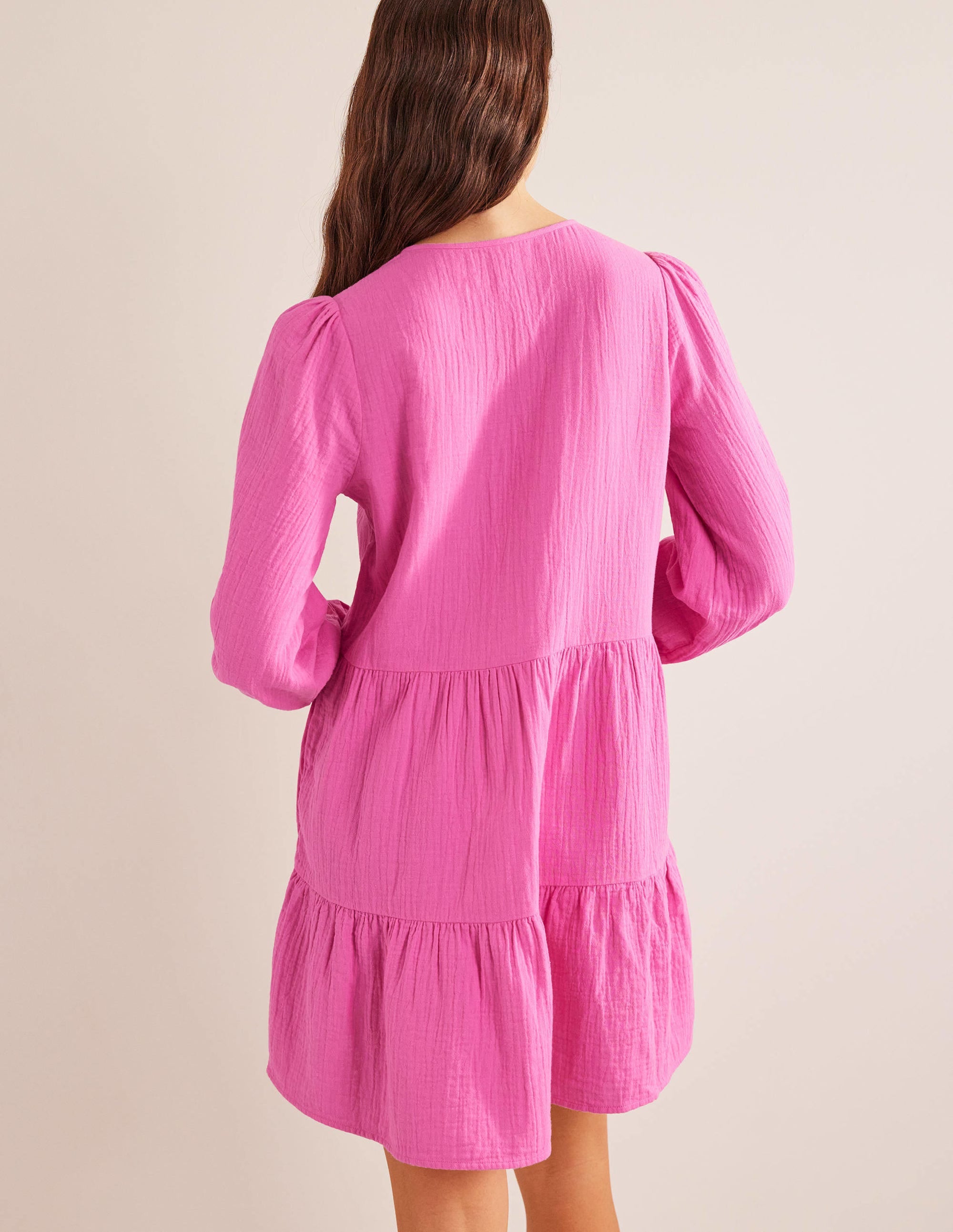 Seihtuch-Minikleid-Festivalrosa - Image 3