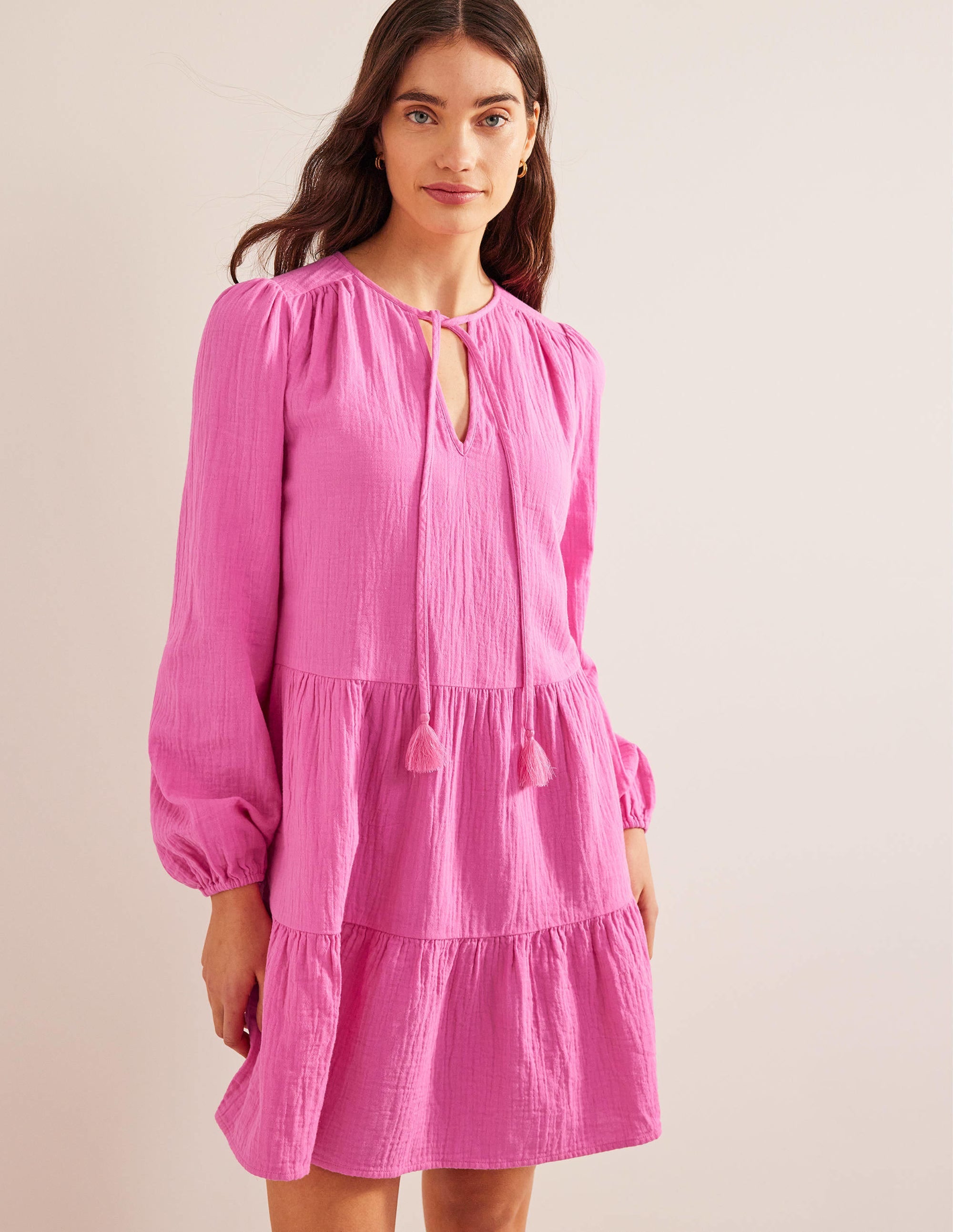 Seihtuch-Minikleid-Festivalrosa - Image 4