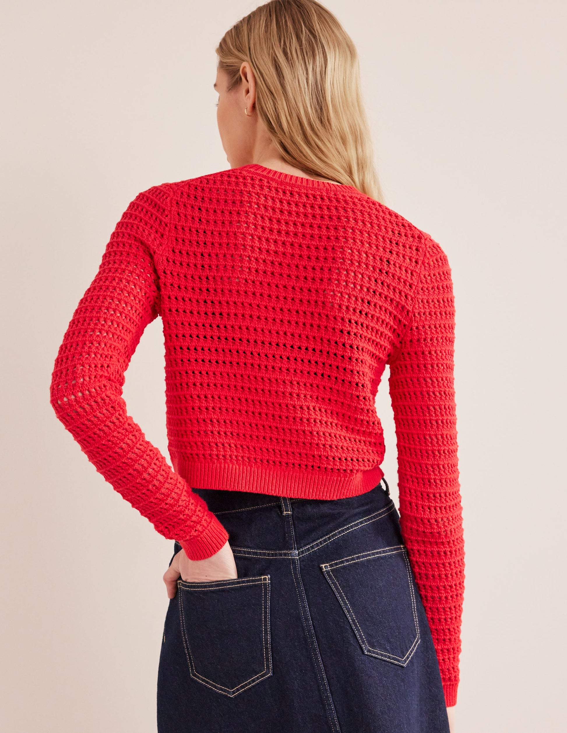 Pull court en crochet-Rouge haut risque-3