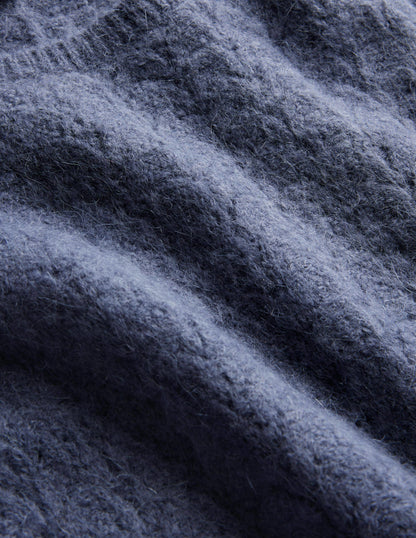 Flauschiger Pointelle-Pullover-Nachtblau-6