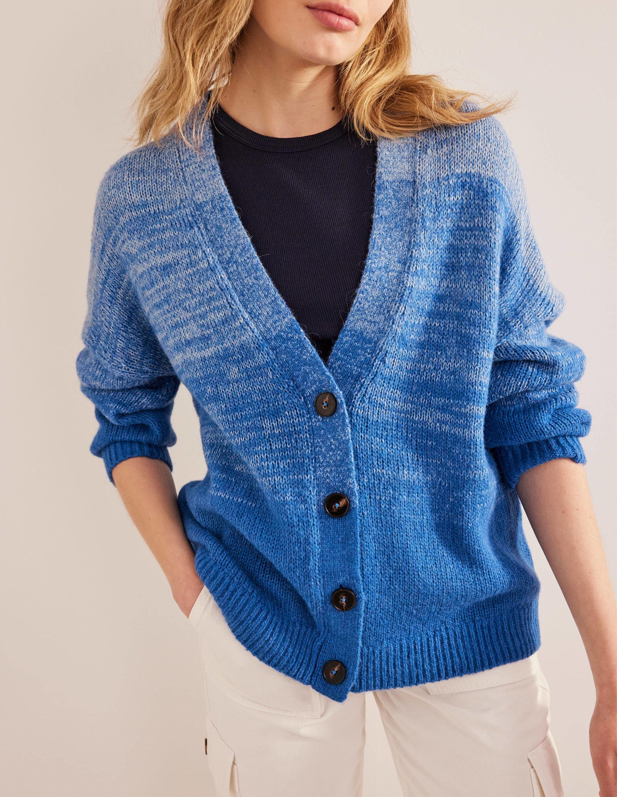 Gilet duveteux-Dégradé bleu - Image 4