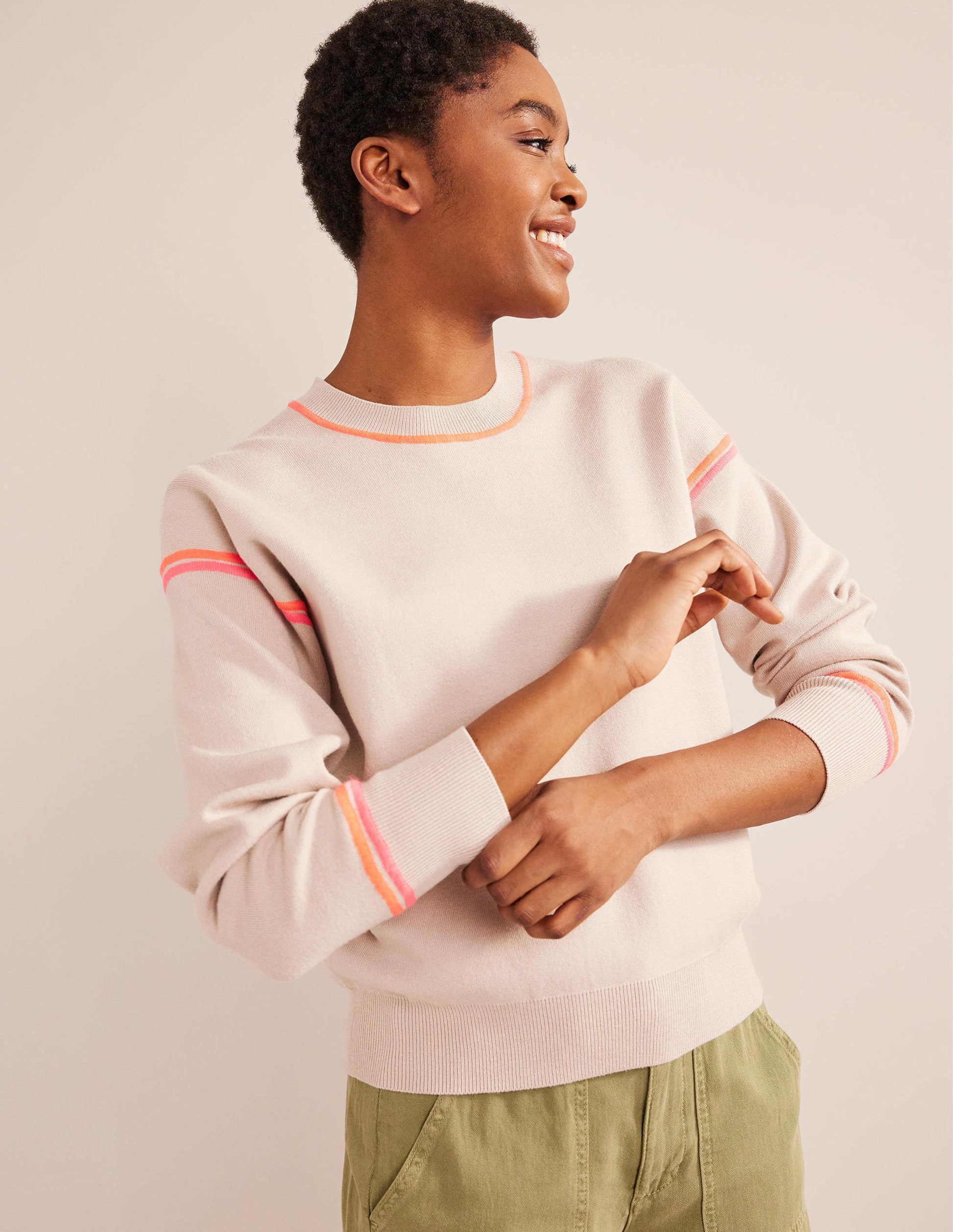 Knitted Sweatshirt-Chinchilla Melange-4