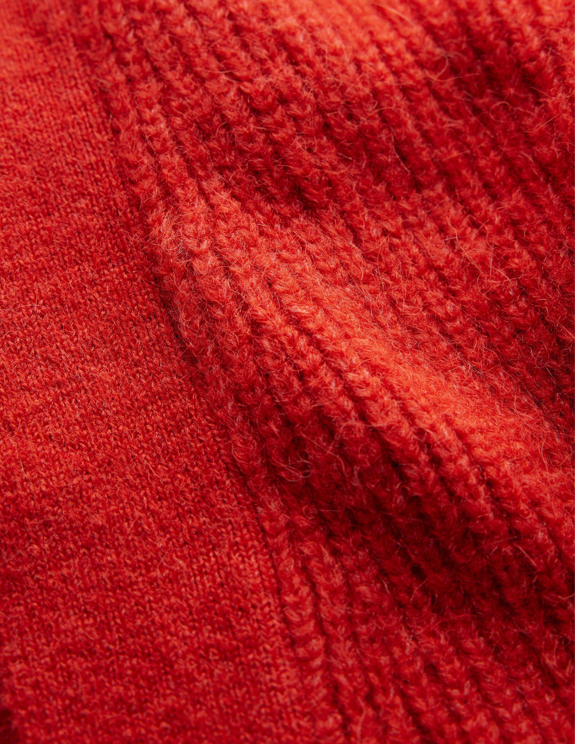 Gilet duveteux à ceinture-Tomate - Image 6