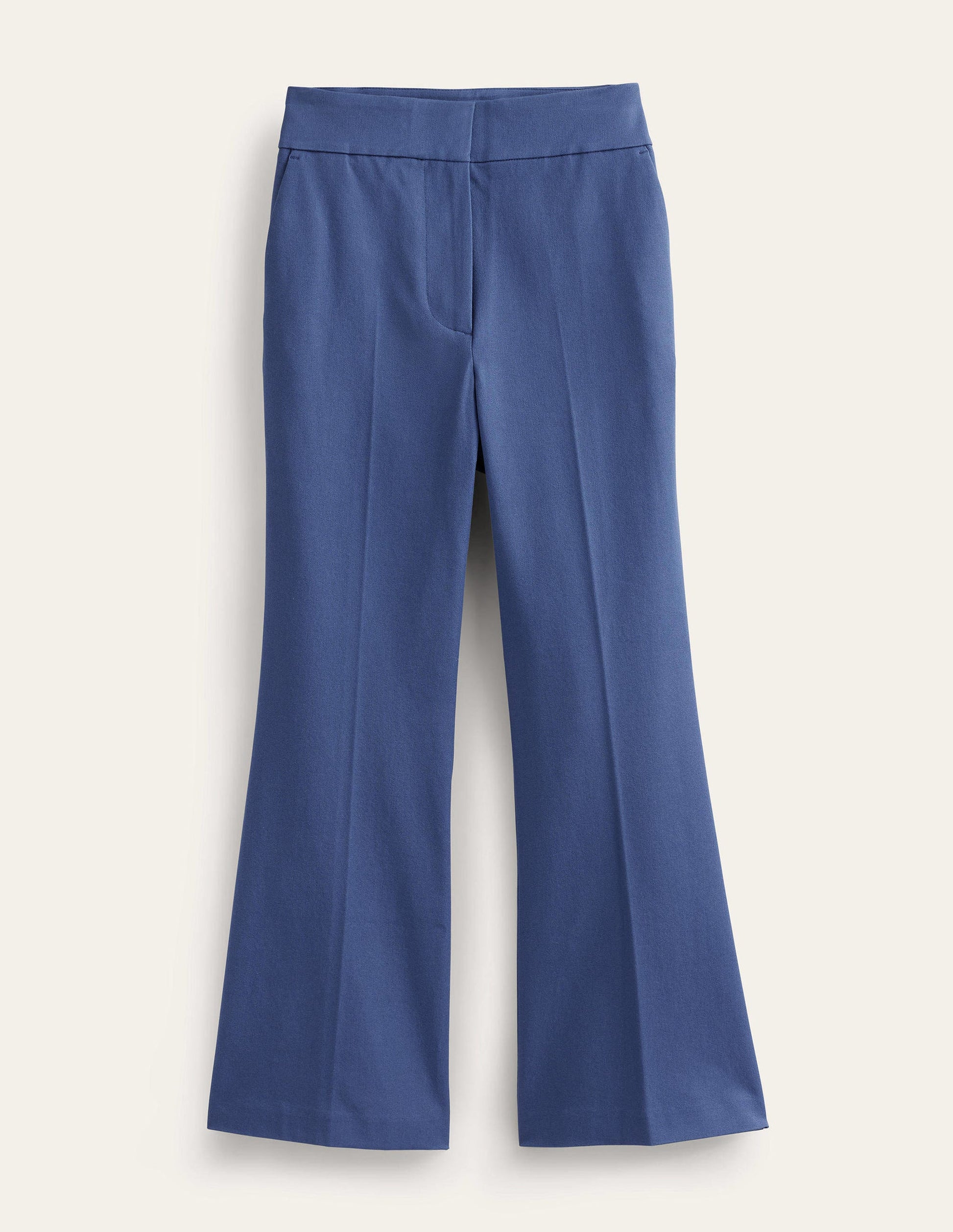 Ausgestellte 7/8-Hose mit 2-Wege-Stretch-Klassisches Blau-6