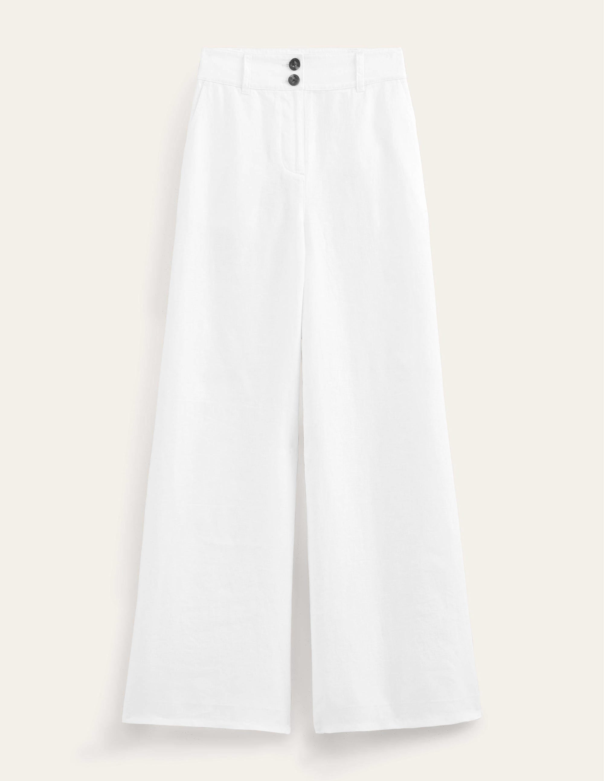 Pantalon Highbury en lin-Blanc - Image 8